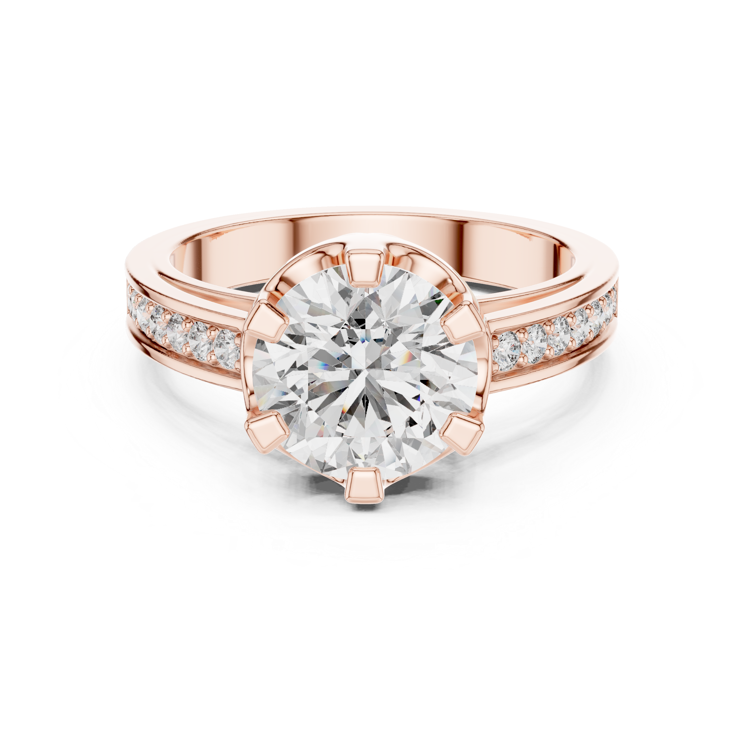 Luxury Solitaire Diamond Ring