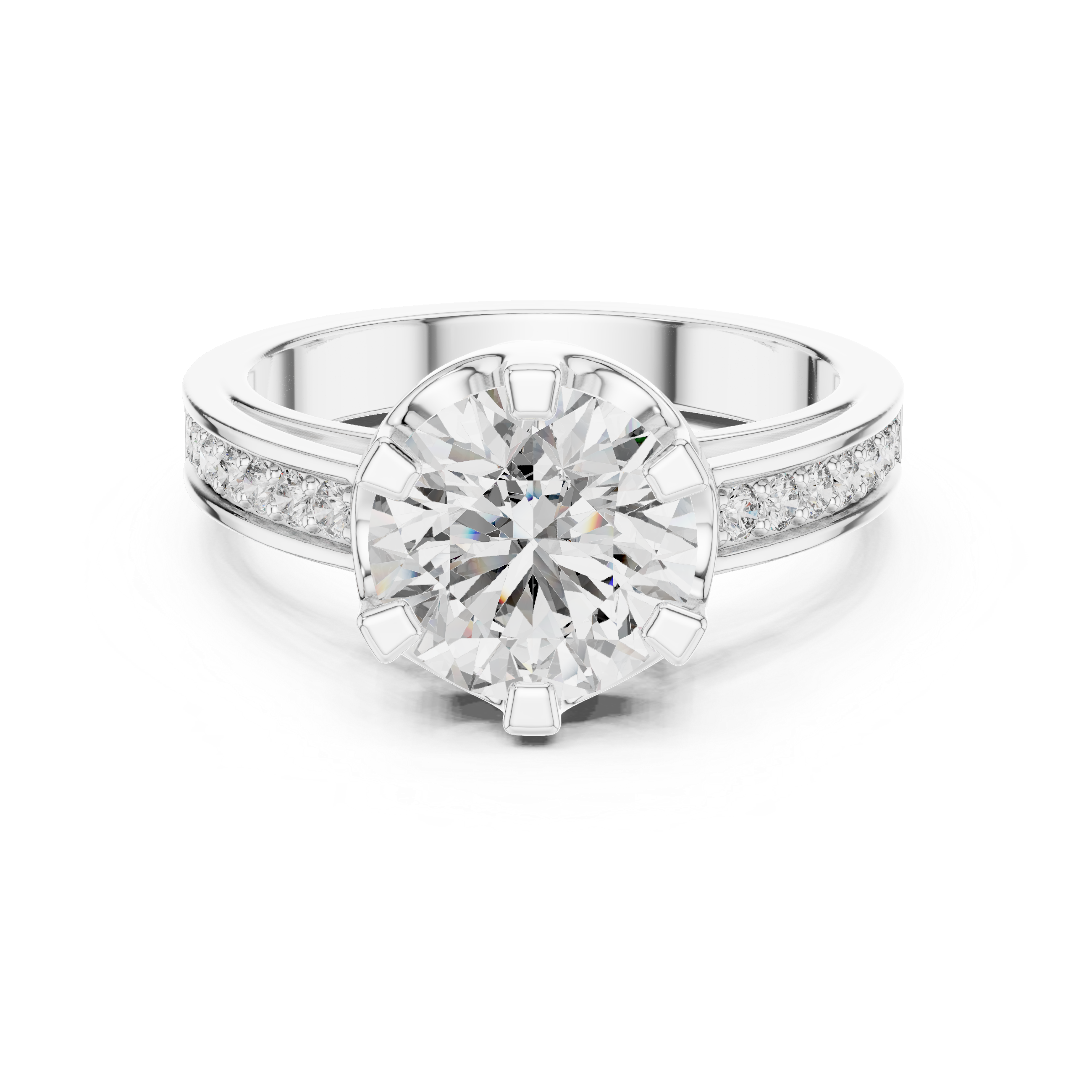 Luxury Solitaire Diamond Ring