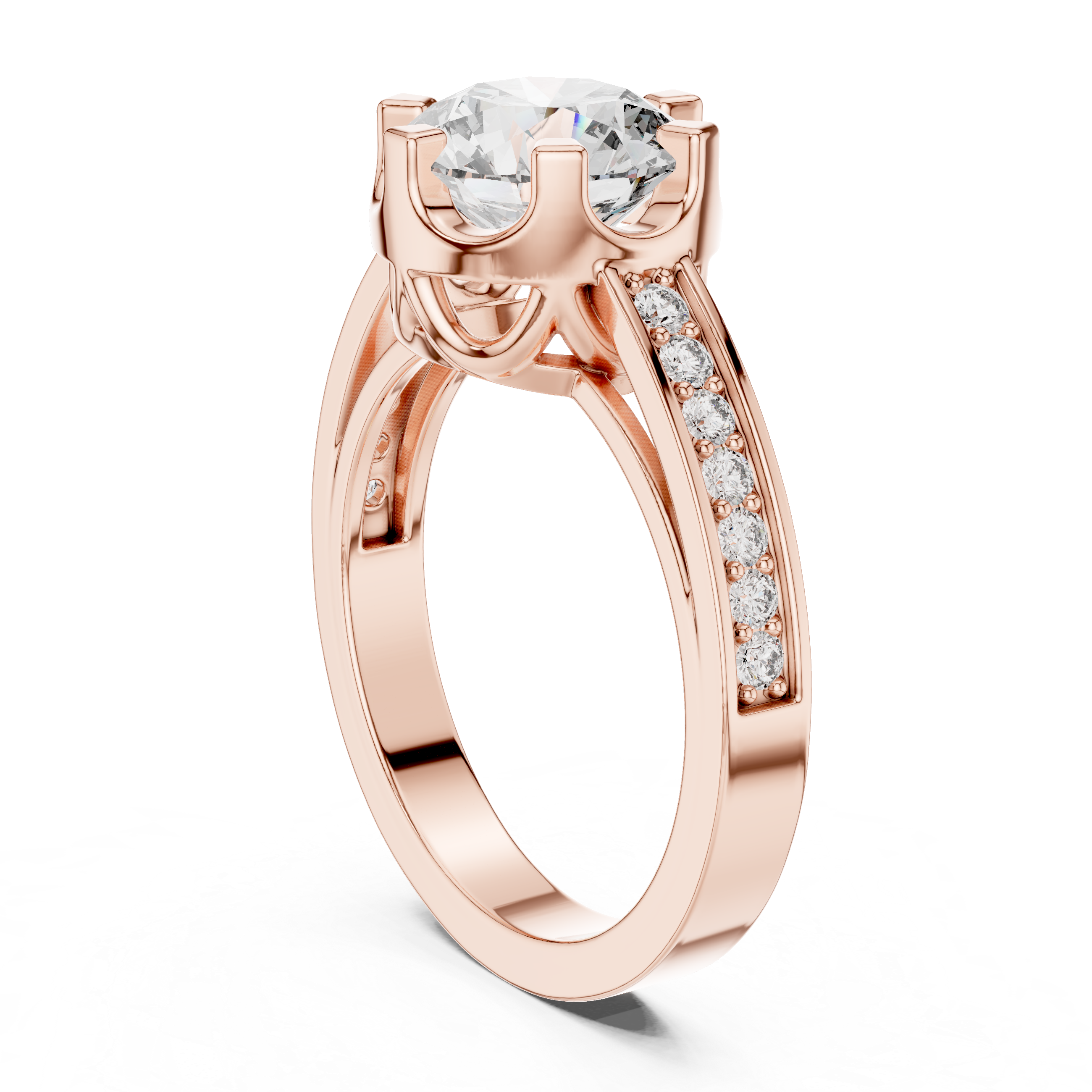 Luxury Solitaire Diamond Ring