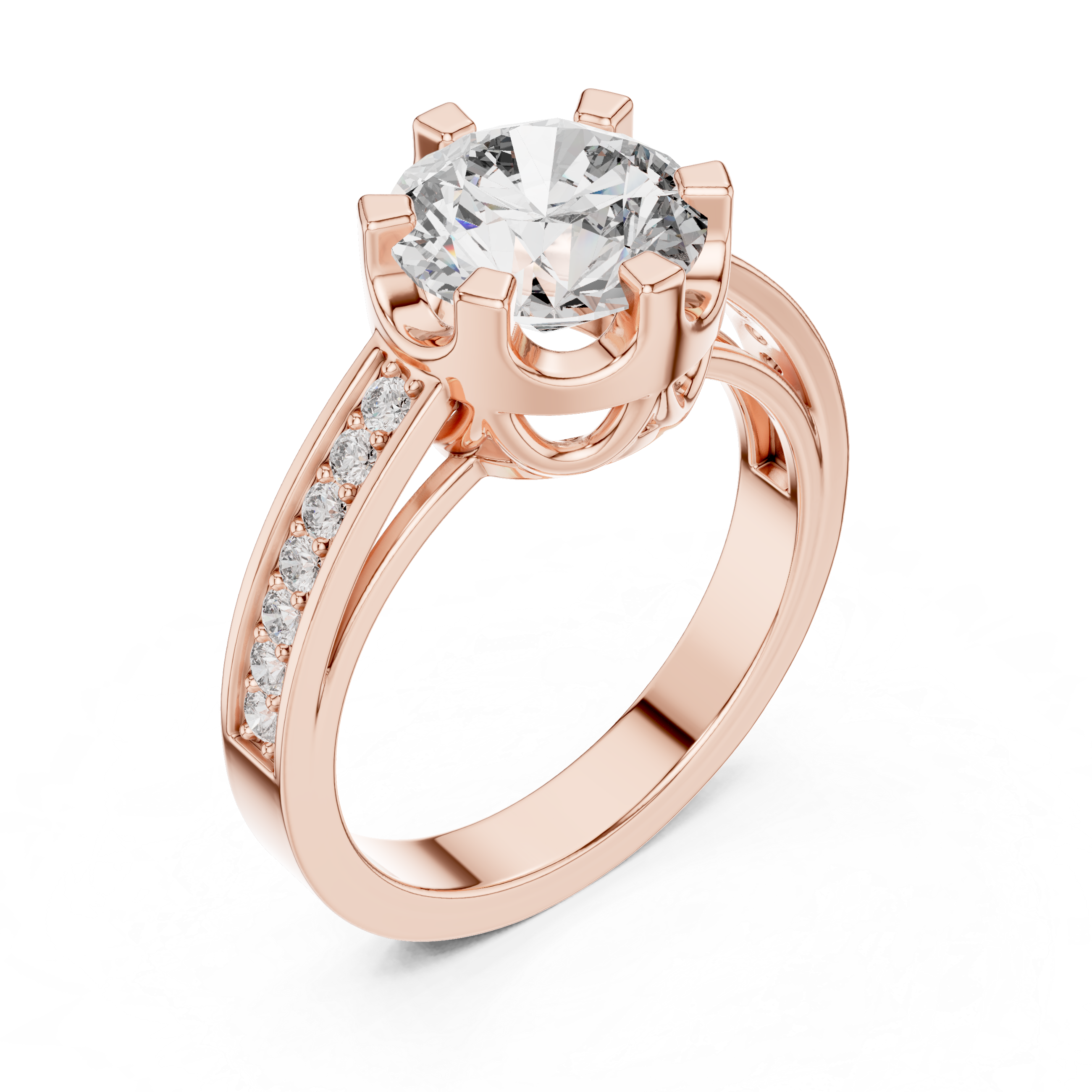 Luxury Solitaire Diamond Ring