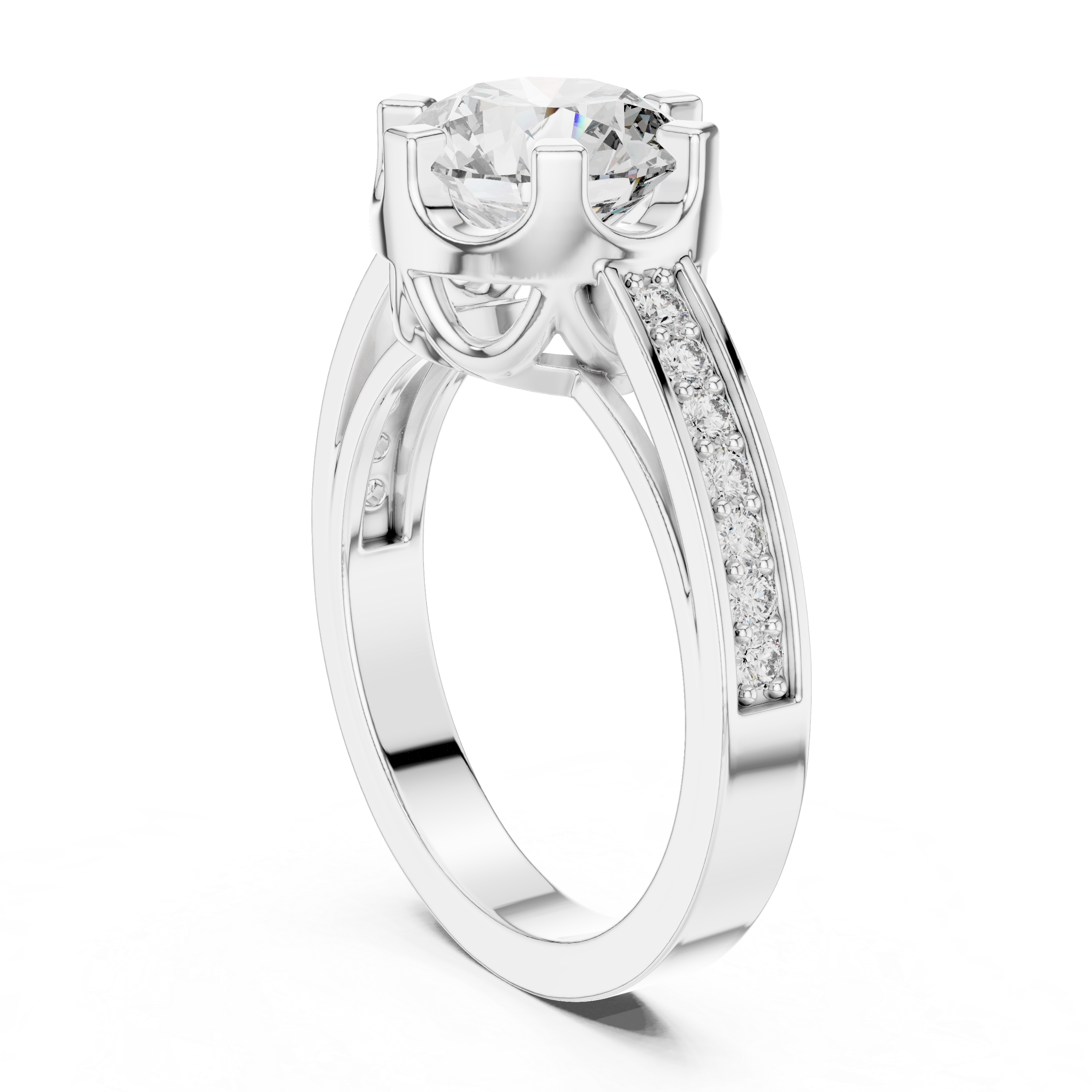 Luxury Solitaire Diamond Ring