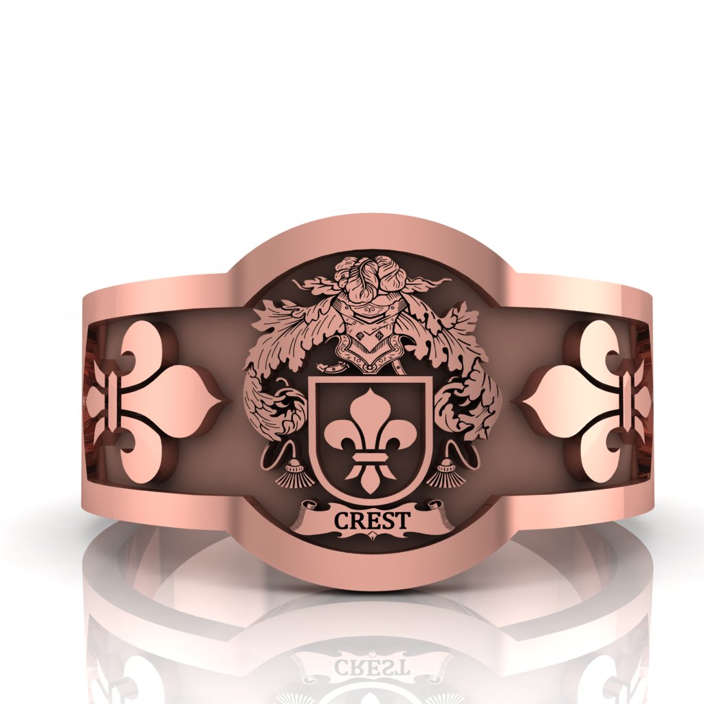 Personalized Family Crest Ring