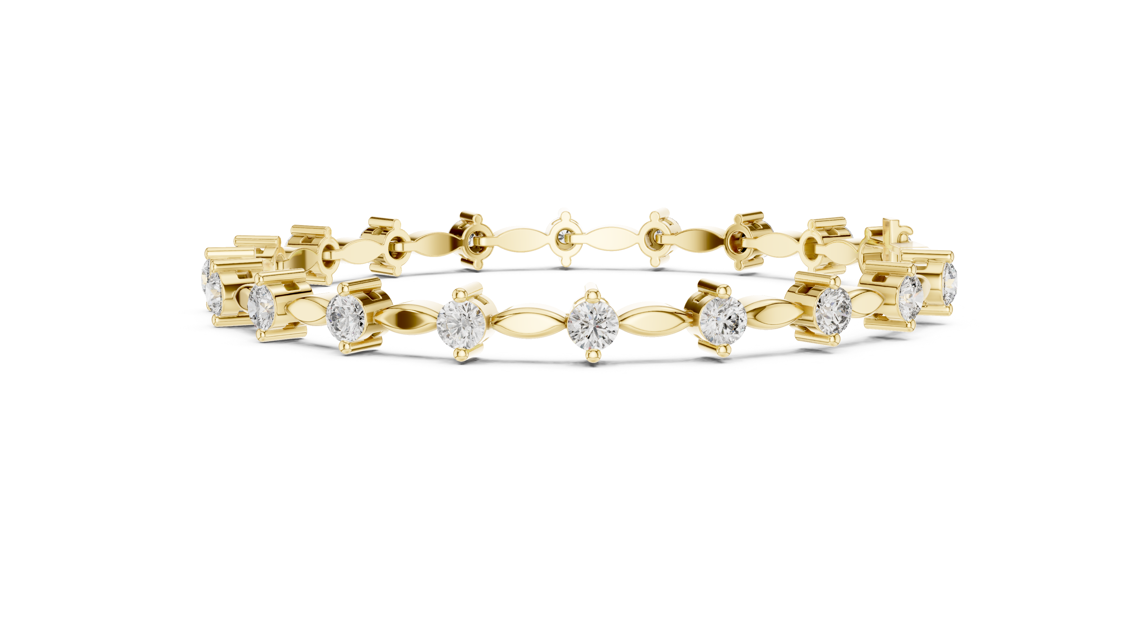 Luxury Diamond Link Bracelet