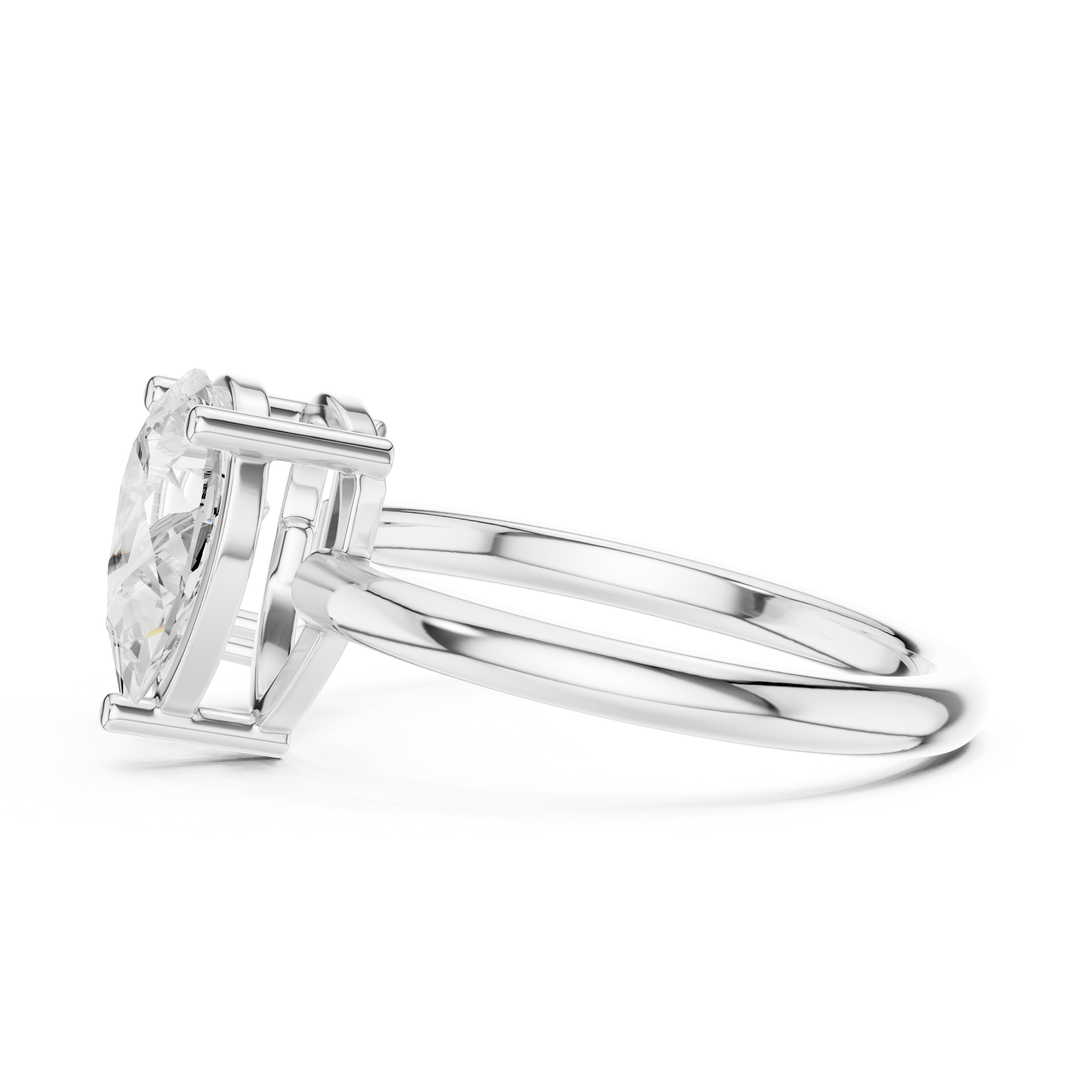 Toi et Moi Emerald Cut & Pear Cut Engagement Ring – Two Stone Diamond Ring