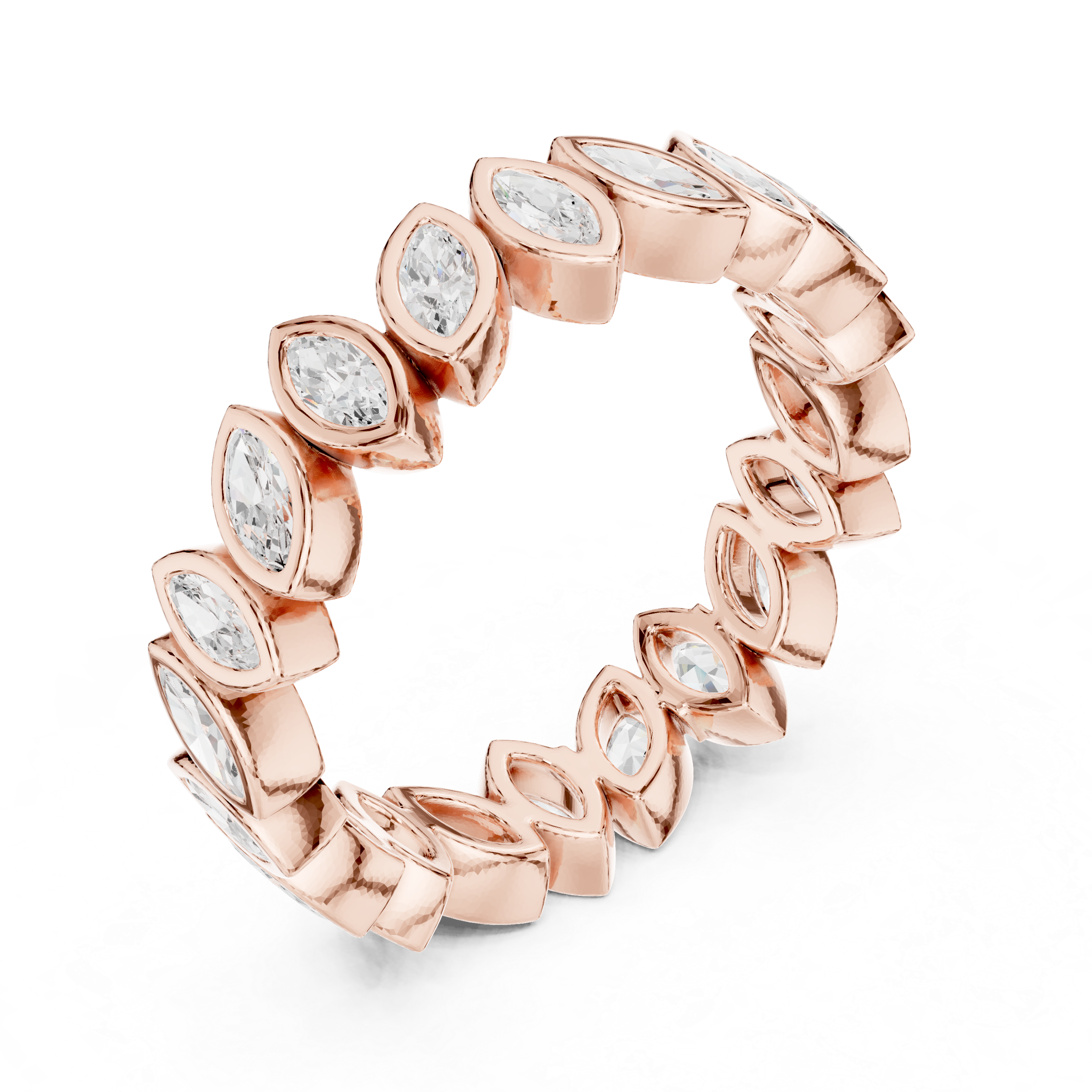 Marquise Bezel Eternity Ring