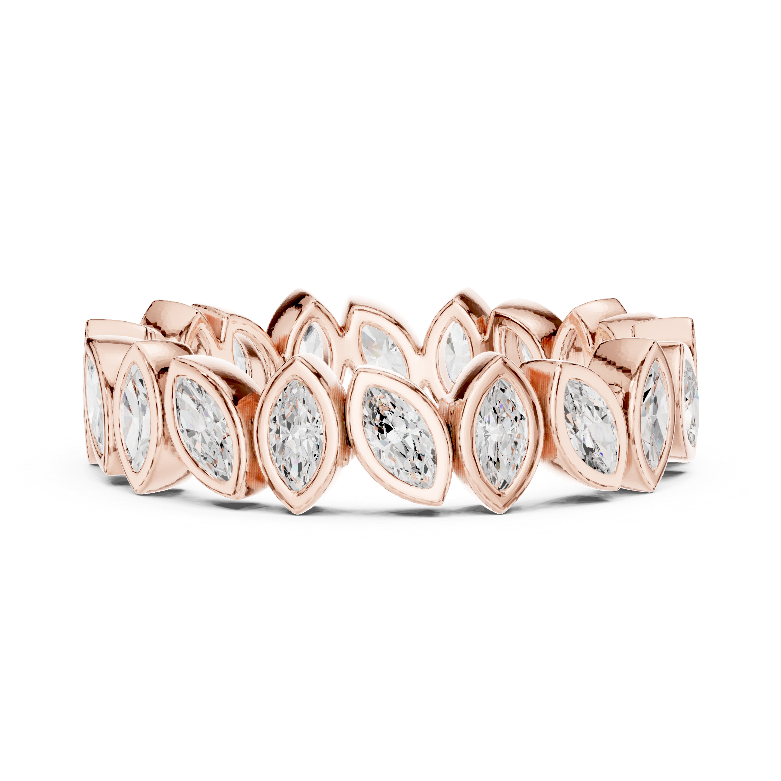 Marquise Bezel Eternity Ring