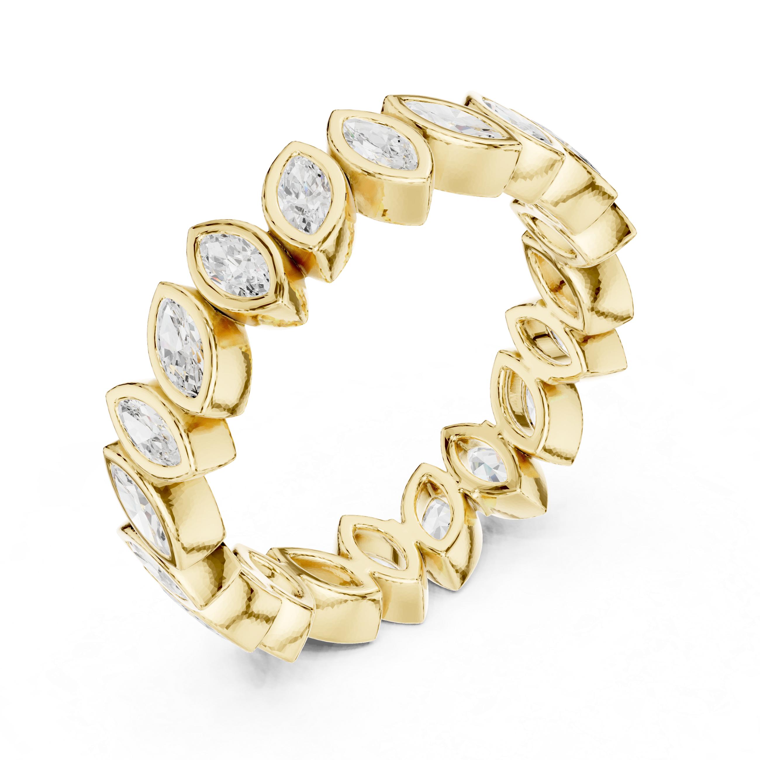 Marquise Bezel Eternity Ring