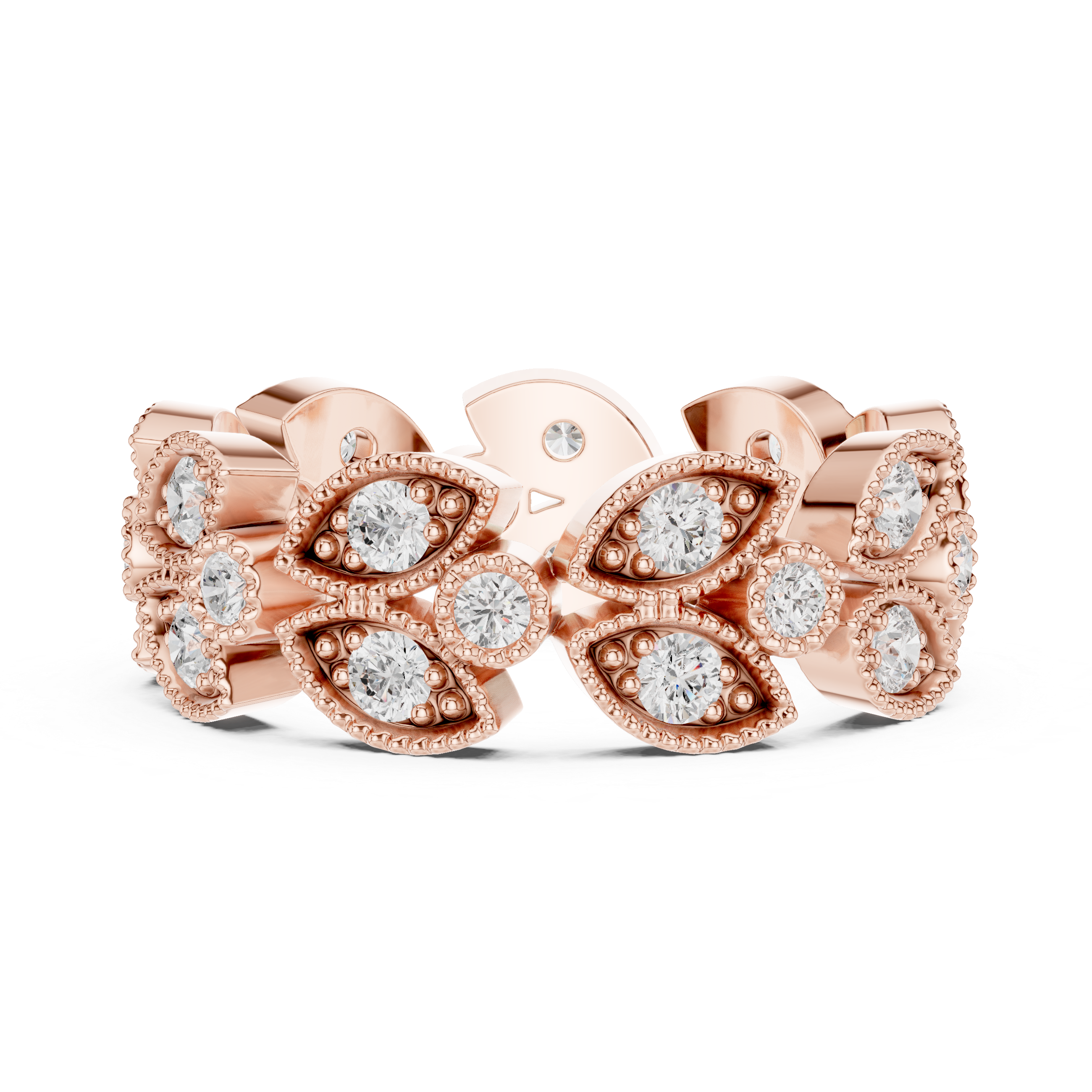 Vintage Evil Eye Diamond Eternity Ring