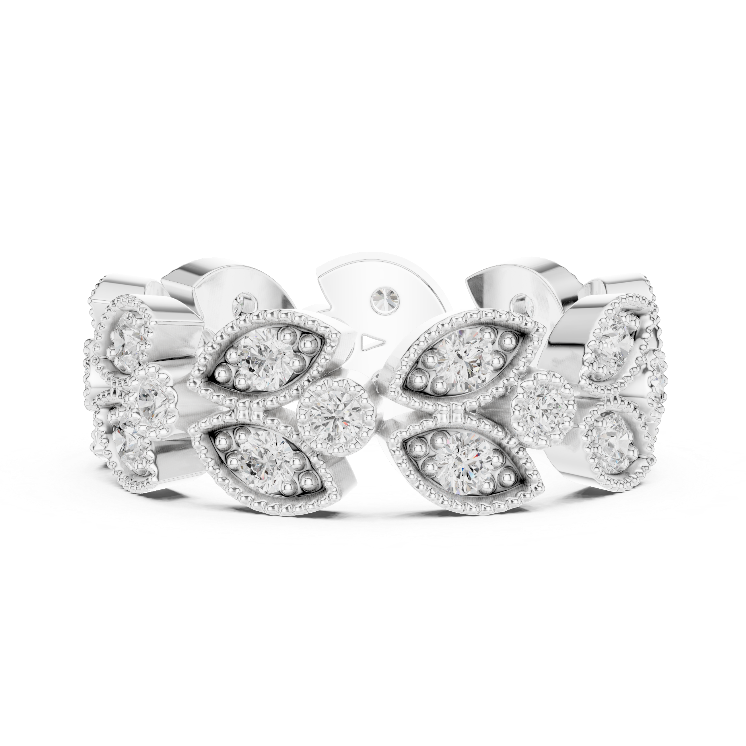 Vintage Evil Eye Diamond Eternity Ring