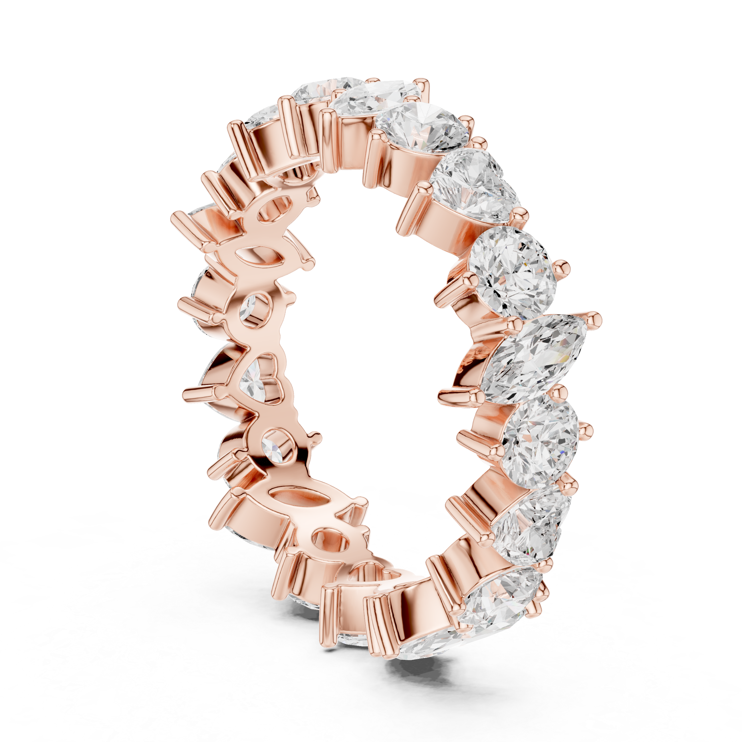 Luxury Mixed Shape Diamond Eternity Band