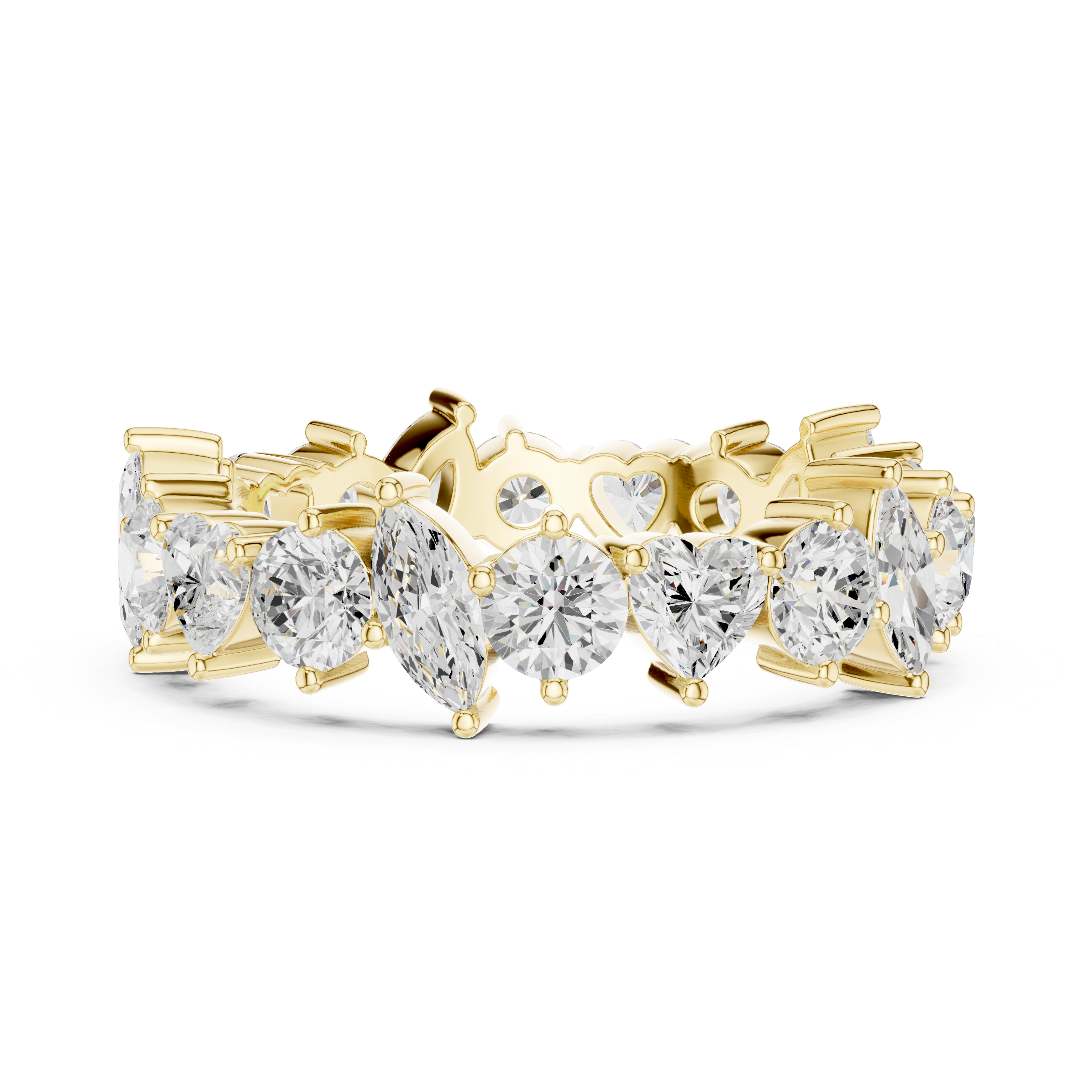 Luxury Mixed Shape Diamond Eternity Band