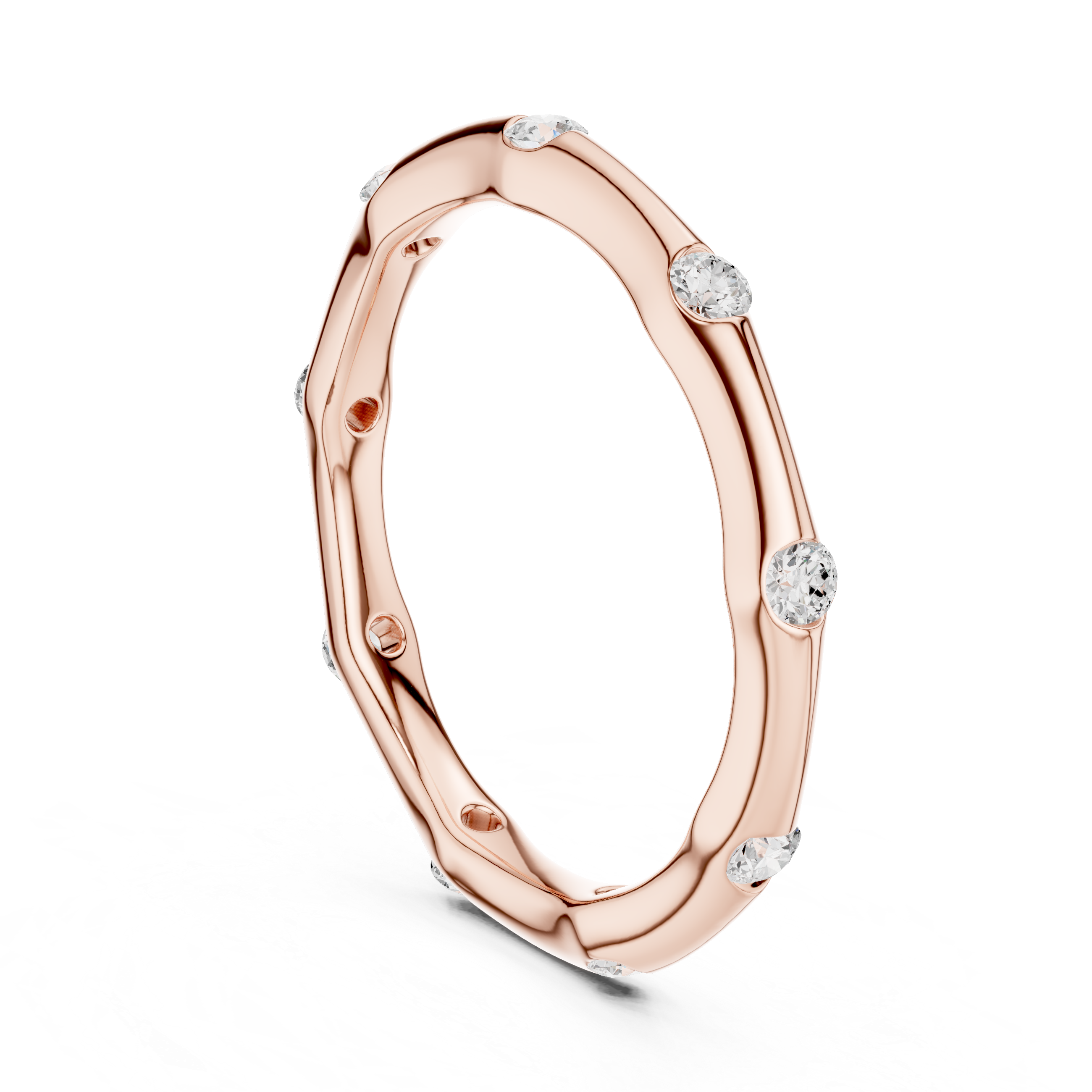 Bezel Set Diamond Eternity Band