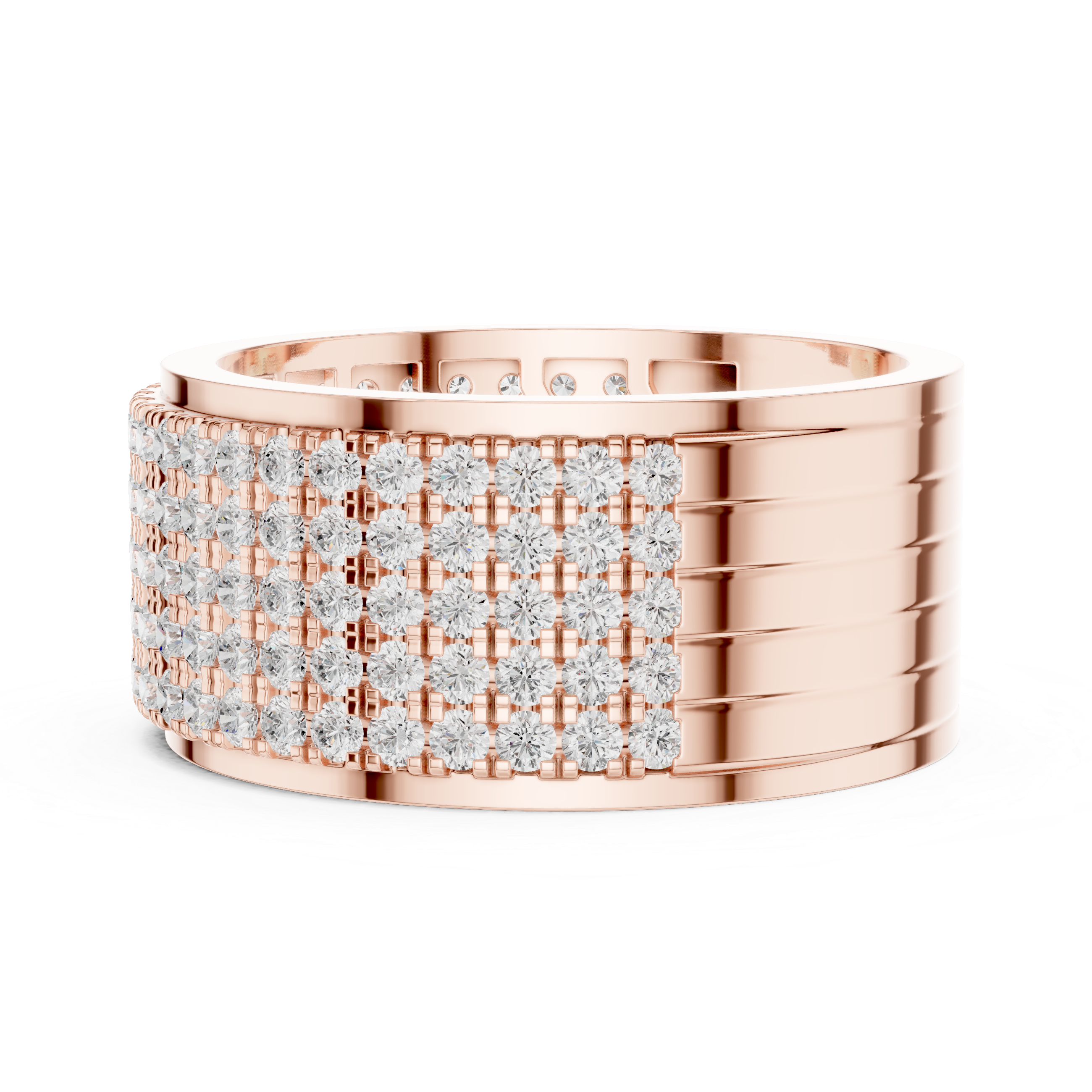 Luxury Diamond Pave Band Ring