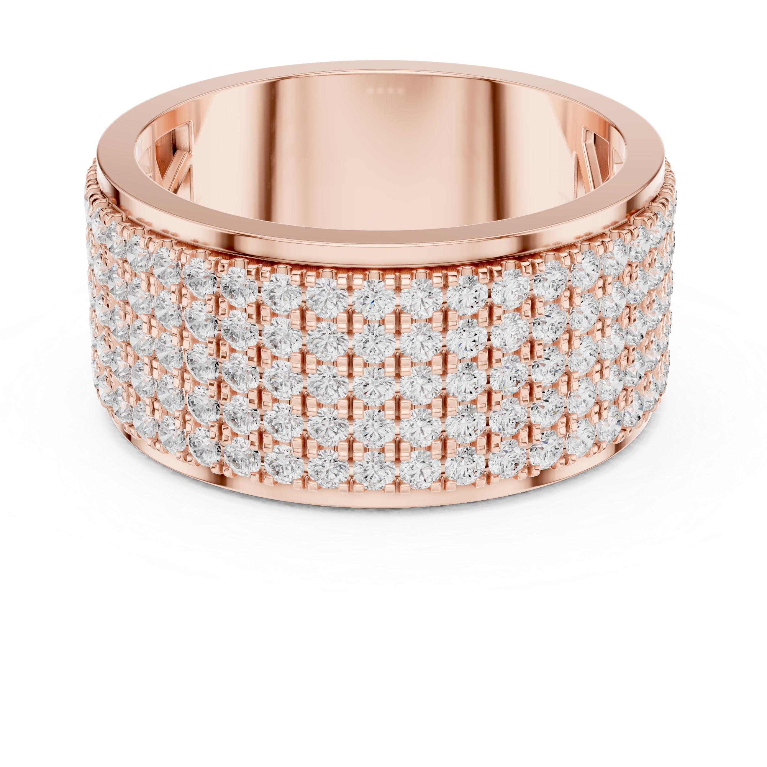 Luxury Diamond Pave Band Ring