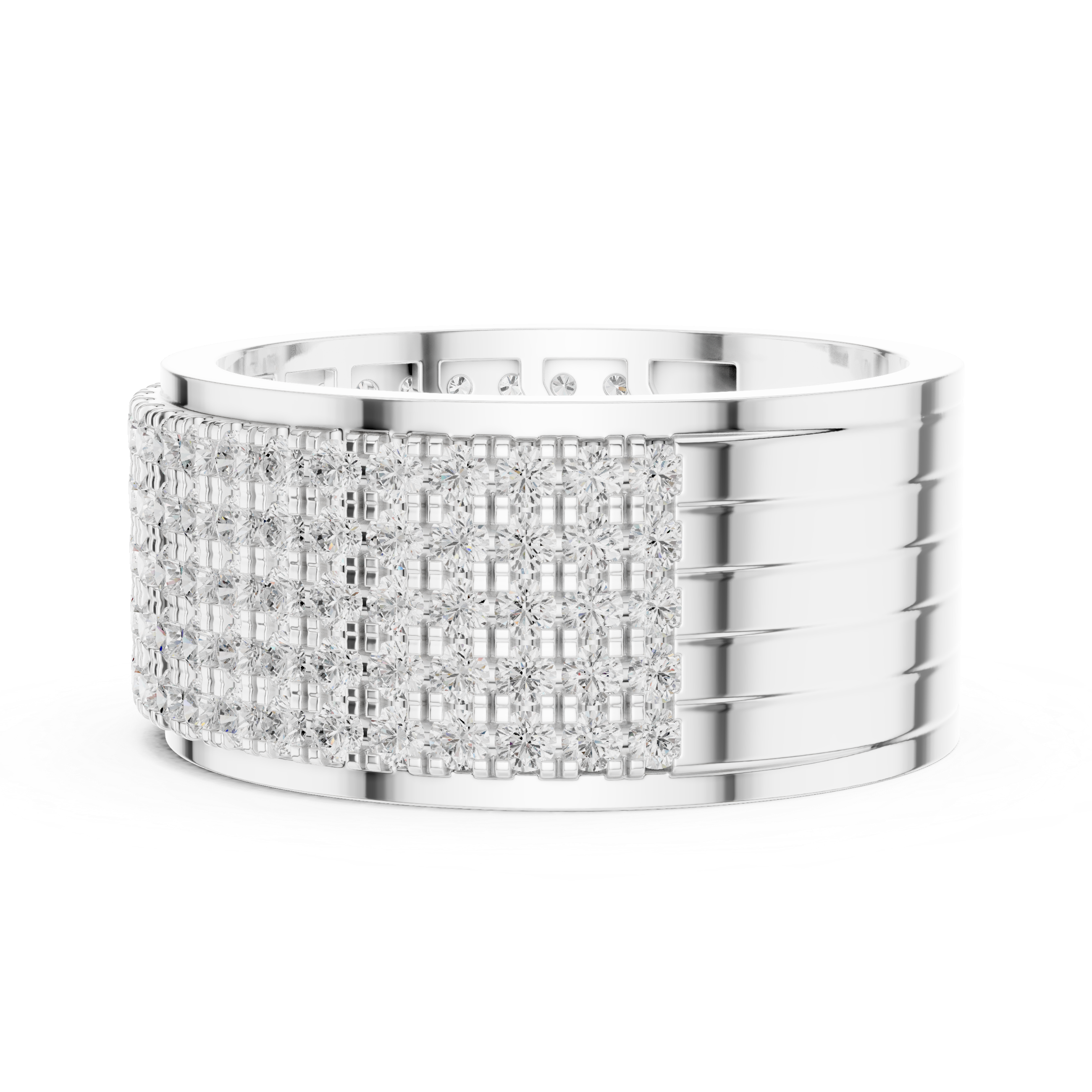 Luxury Diamond Pave Band Ring