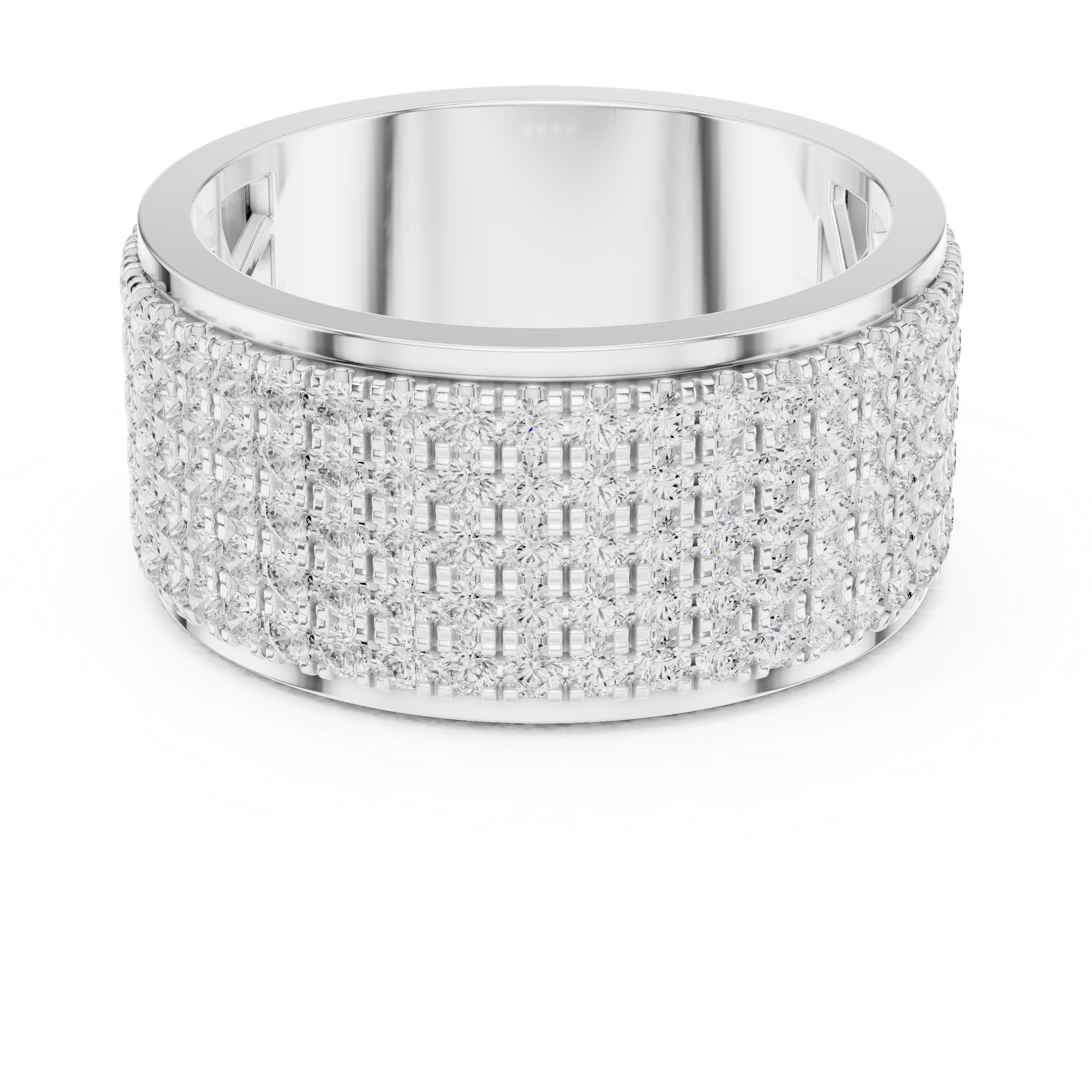 Luxury Diamond Pave Band Ring
