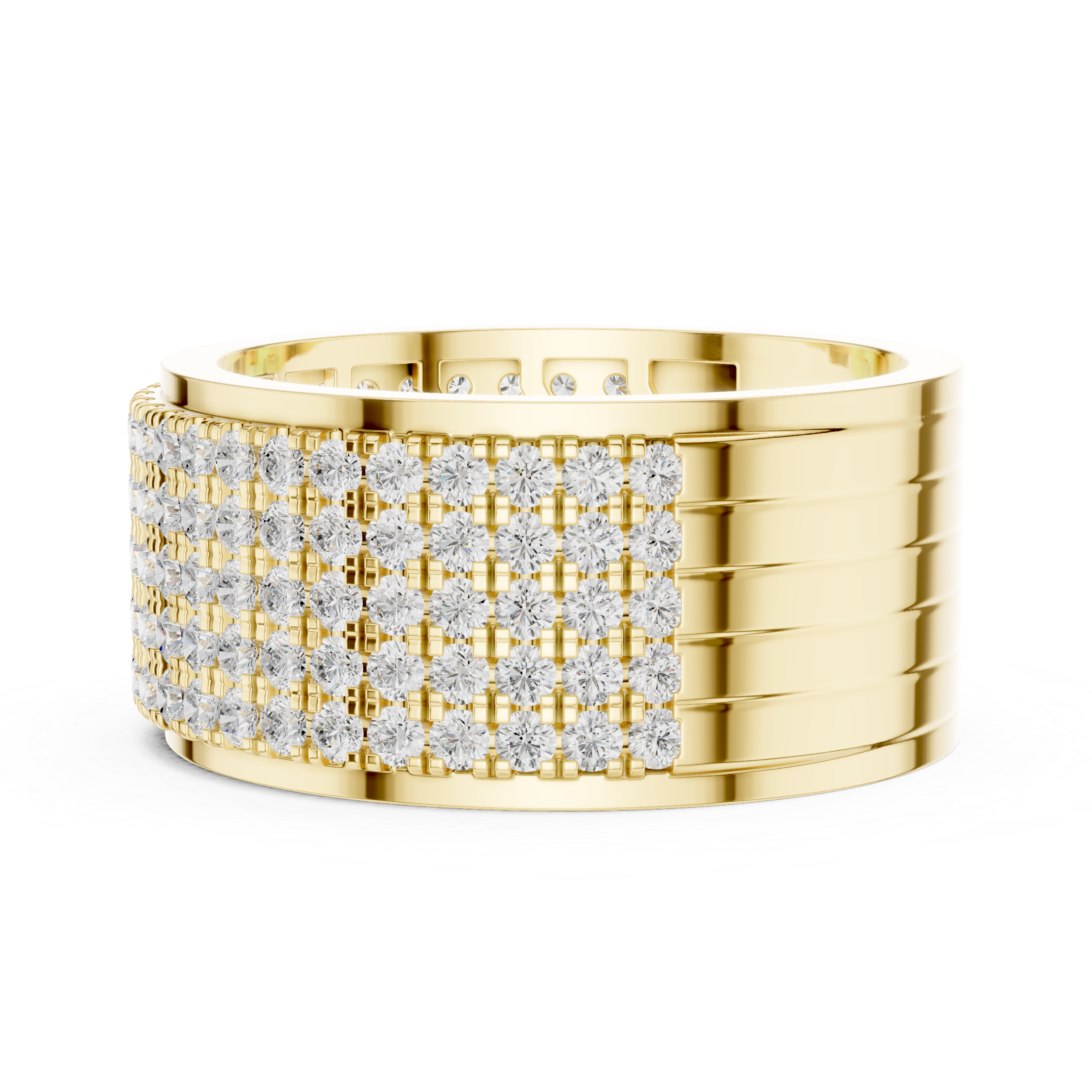 Luxury Diamond Pave Band Ring