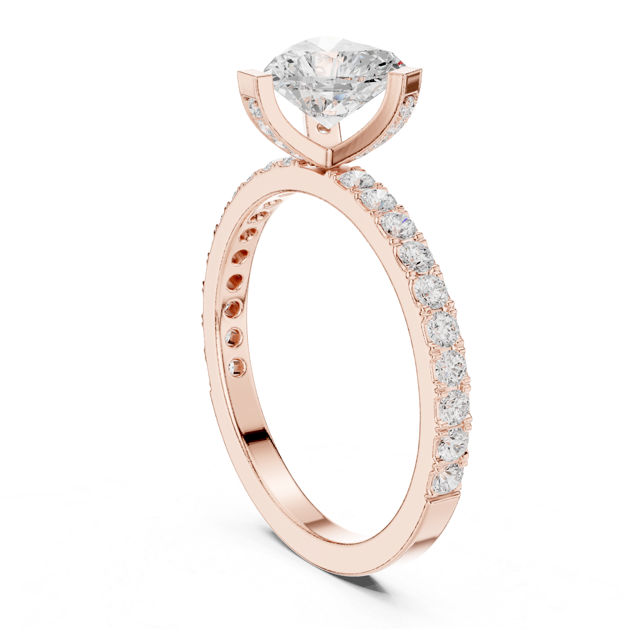 Heart Cut Diamond Engagement Ring