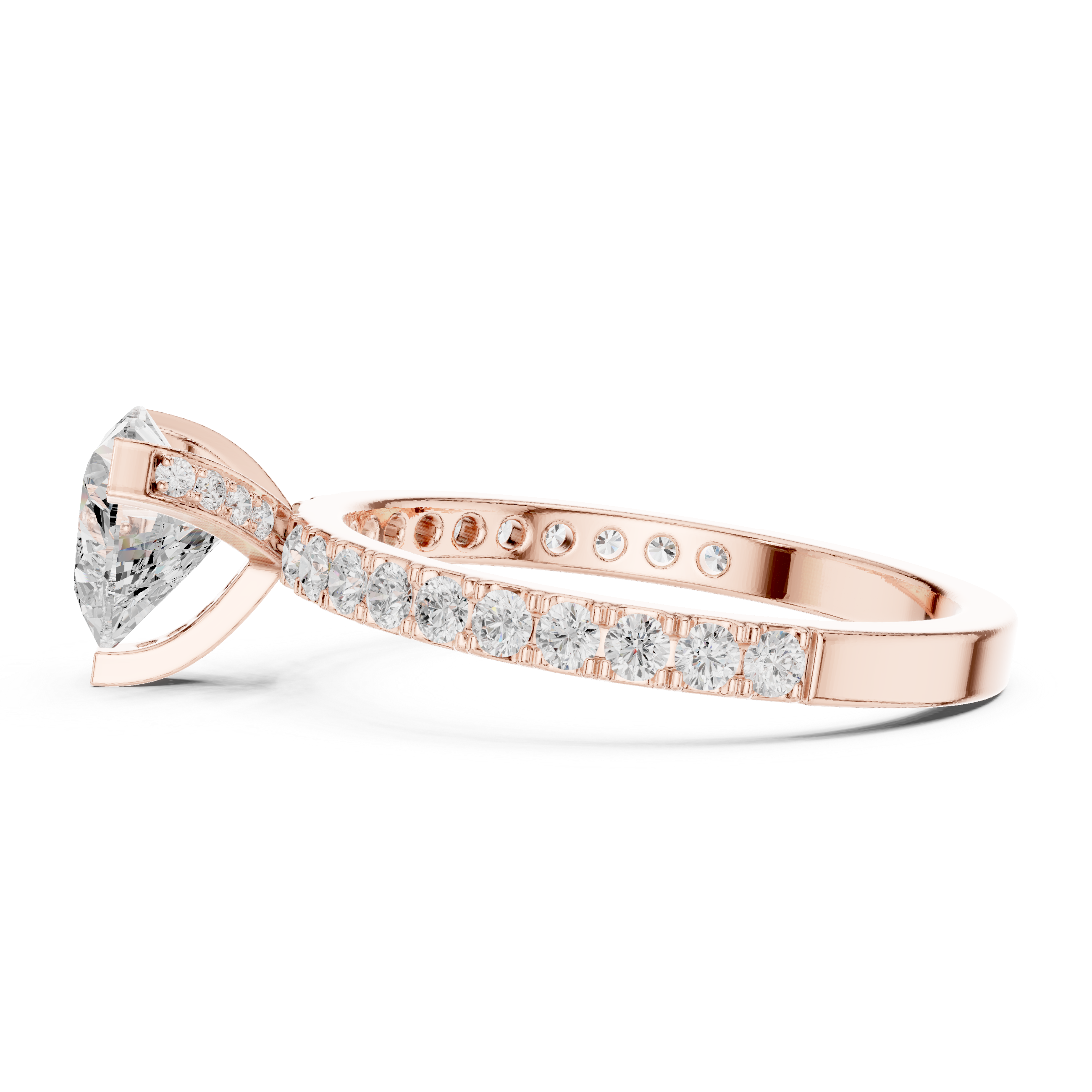 Heart Cut Diamond Engagement Ring