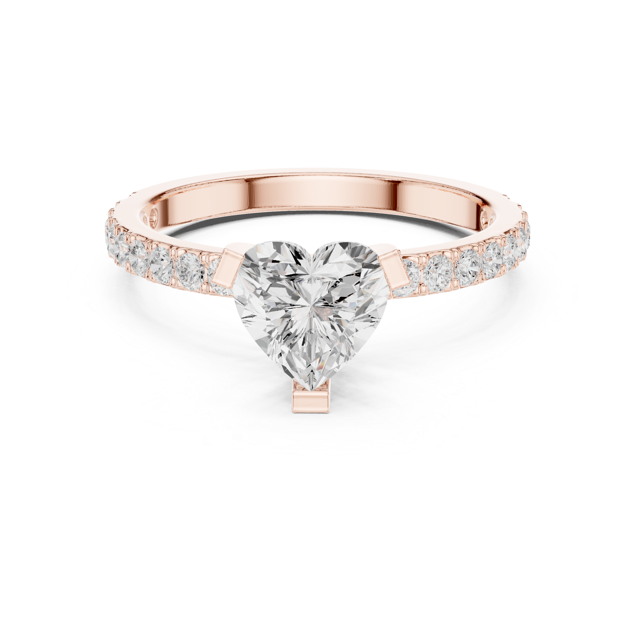 Heart Cut Diamond Engagement Ring