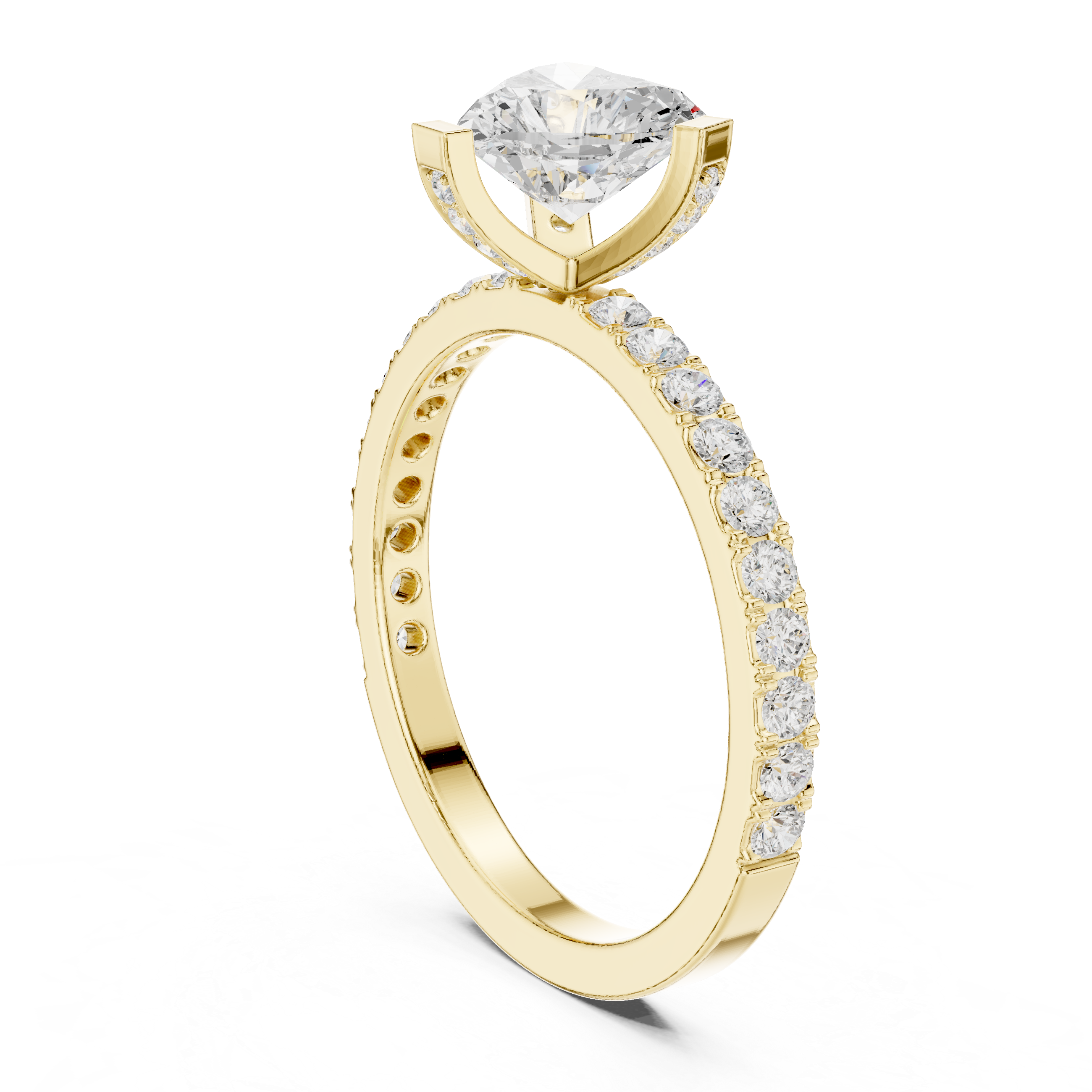 Heart Cut Diamond Engagement Ring