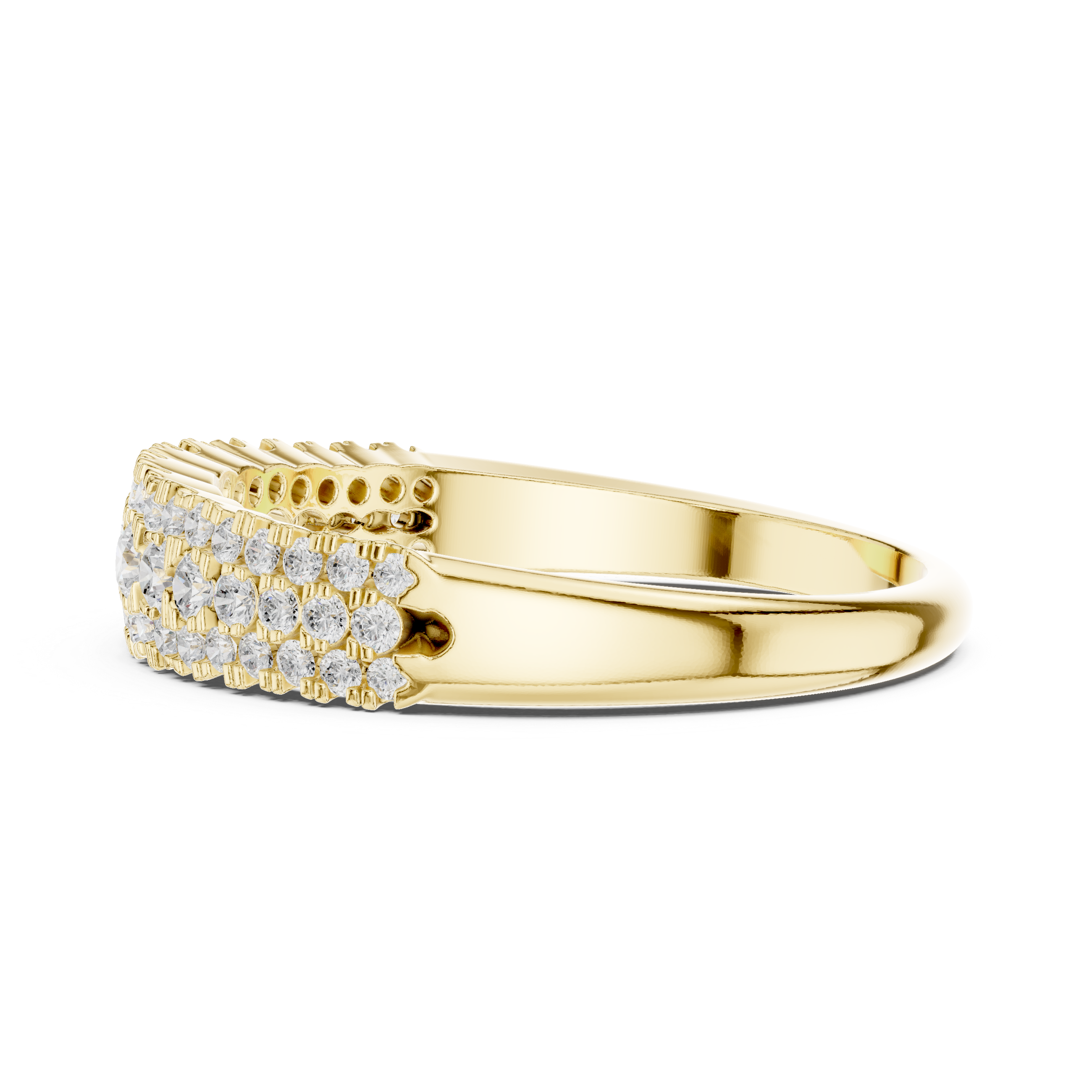 Diamond Graduated Half Eternity Ring