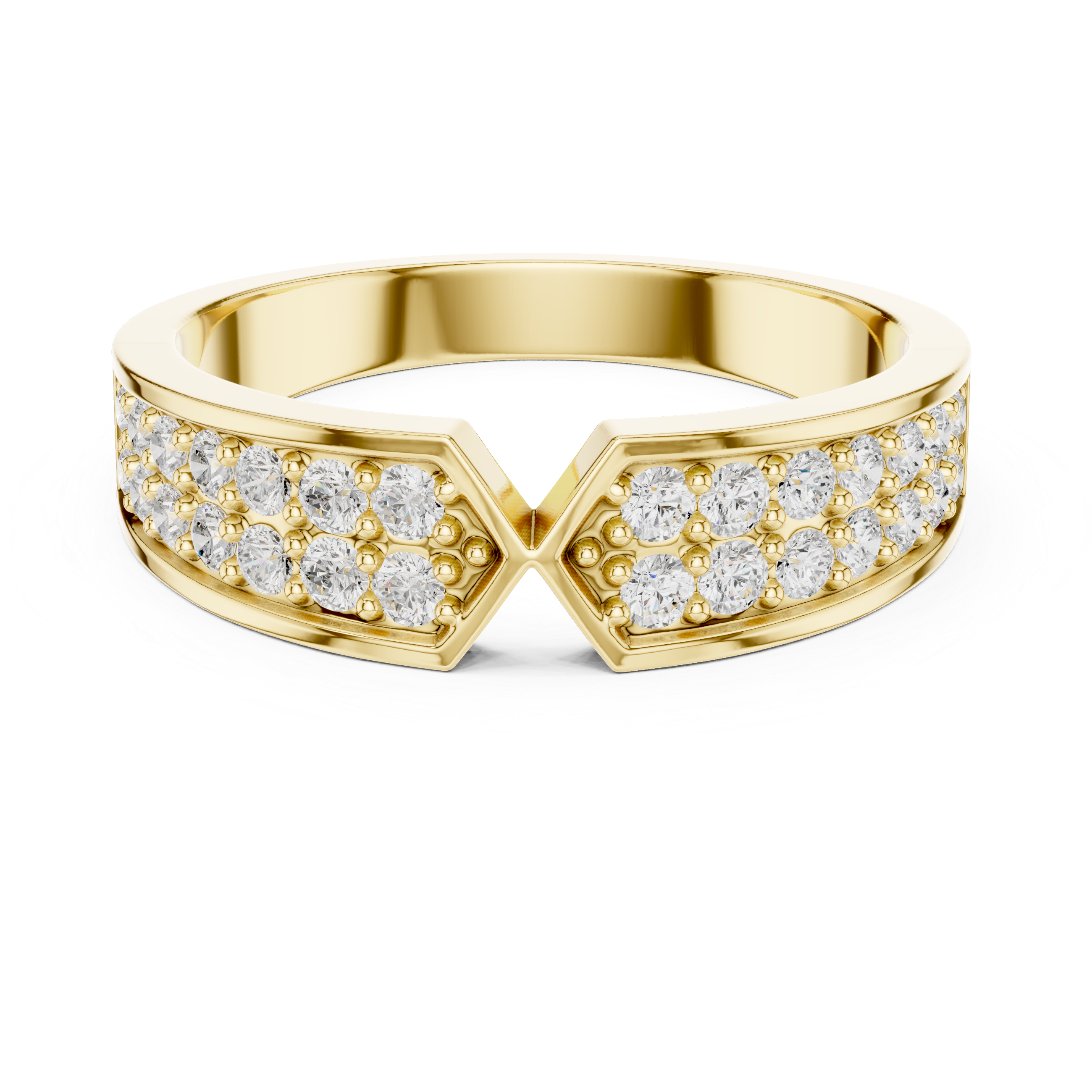 Infinity Diamond Wedding Band