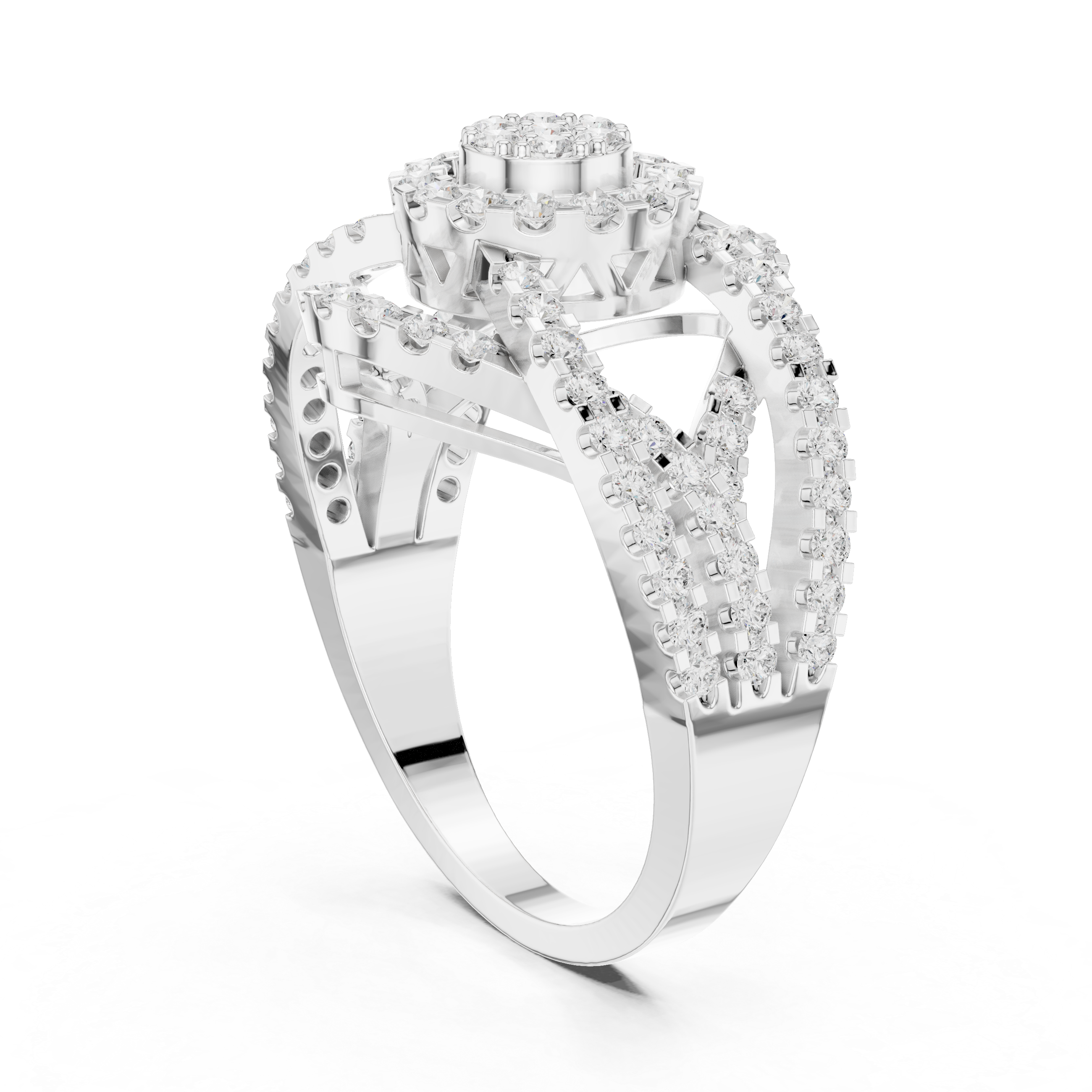 Halo Infinity Diamond Ring