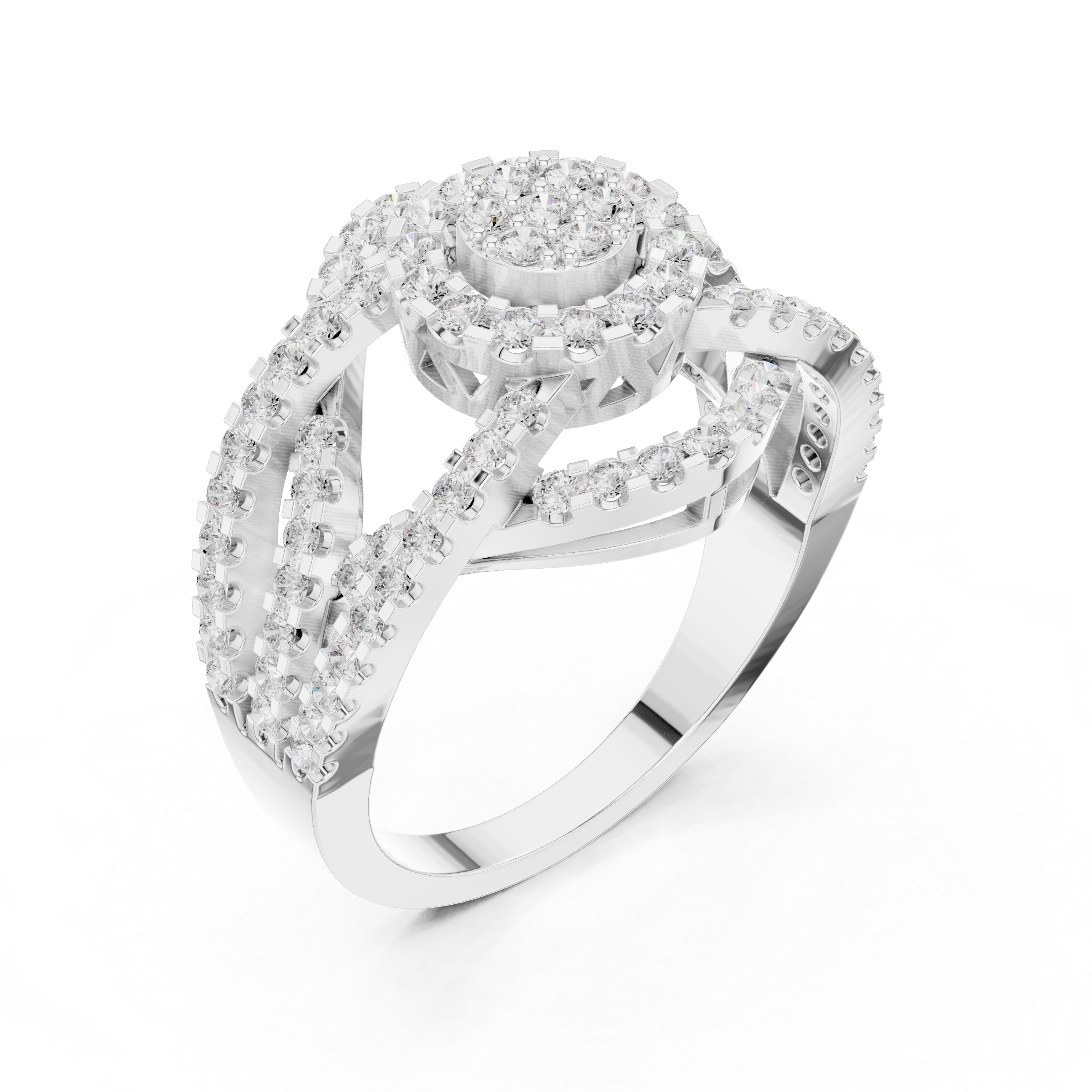 Halo Infinity Diamond Ring