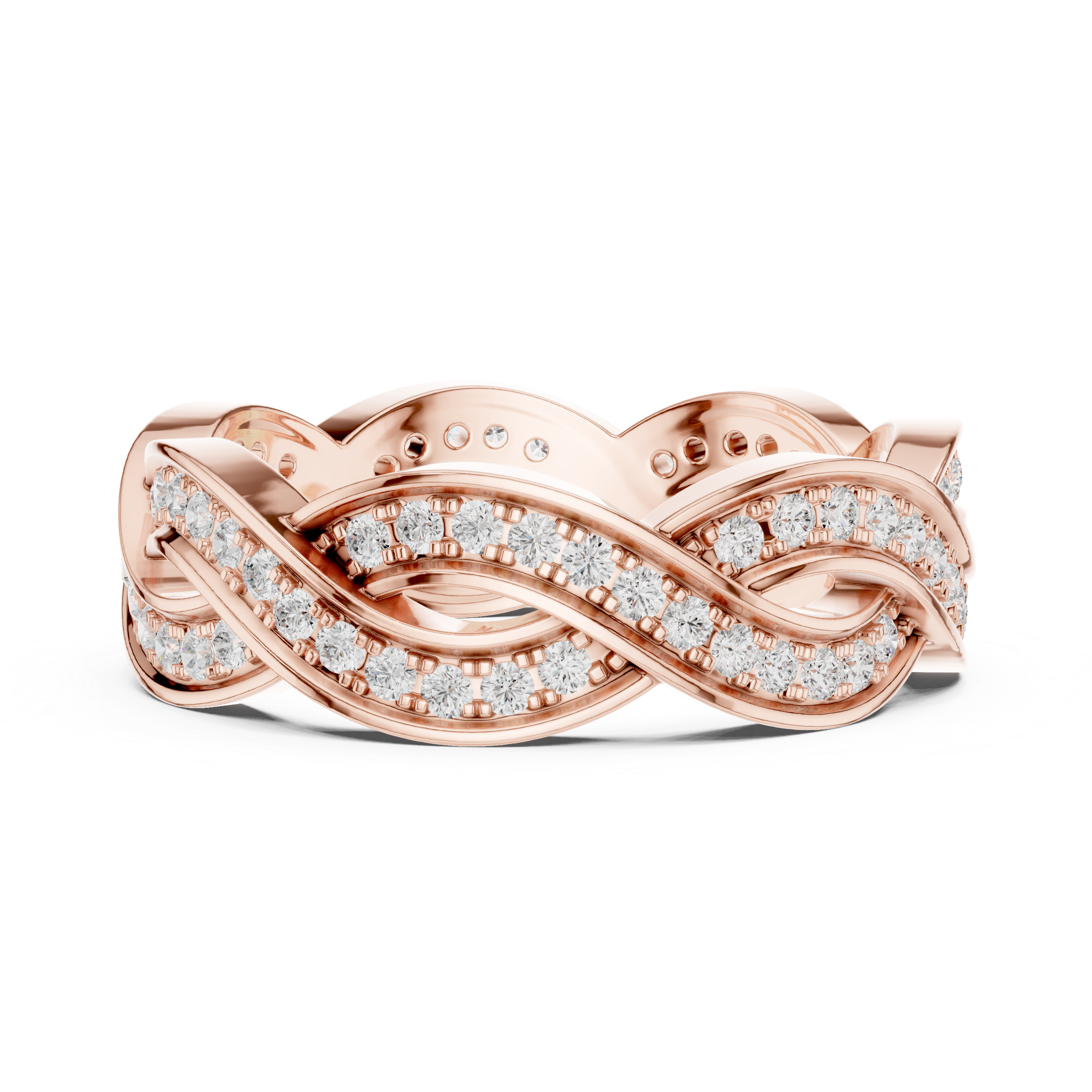 Infinity Diamond Eternity Band Ring