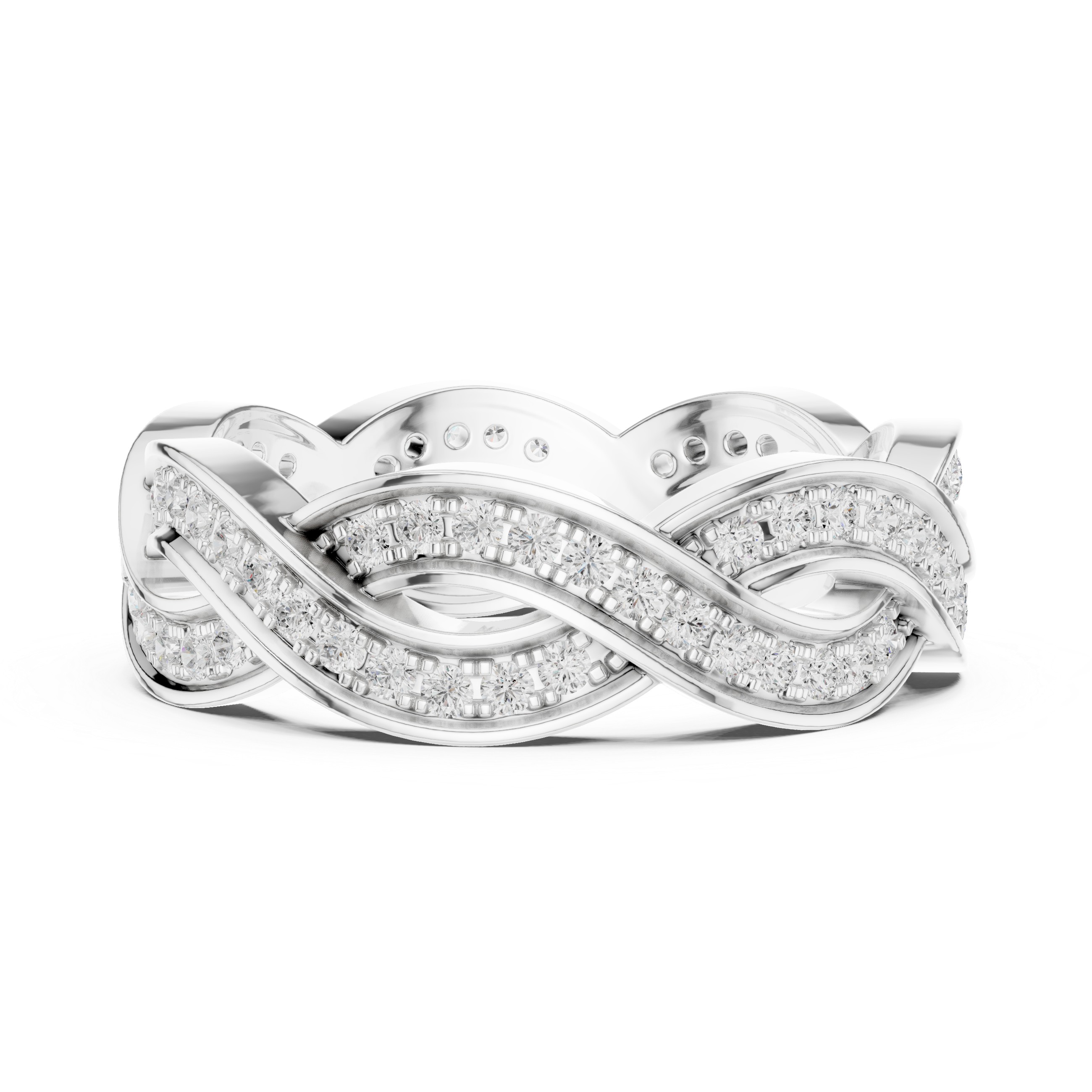 Infinity Diamond Eternity Band Ring
