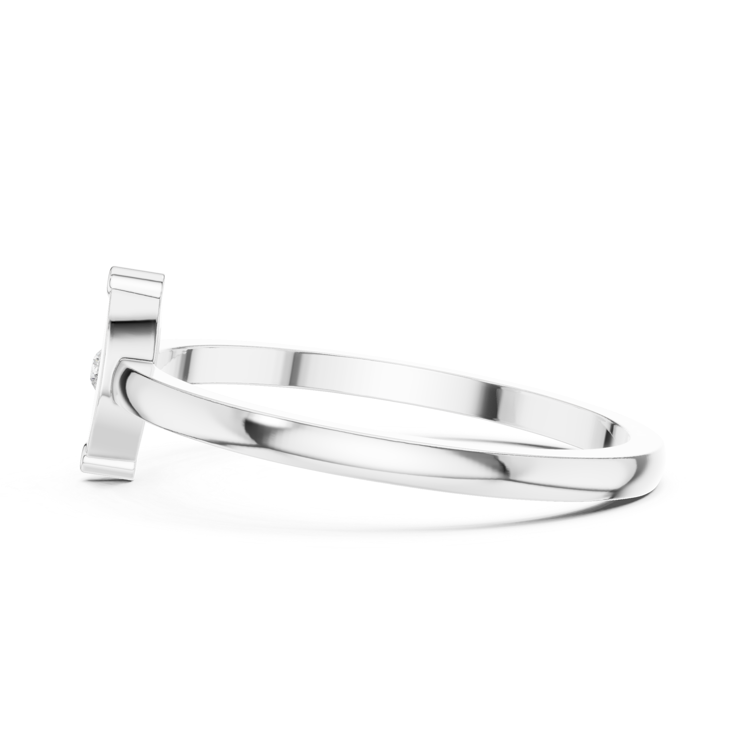 Minimalist Marquise Bezel Diamond Ring