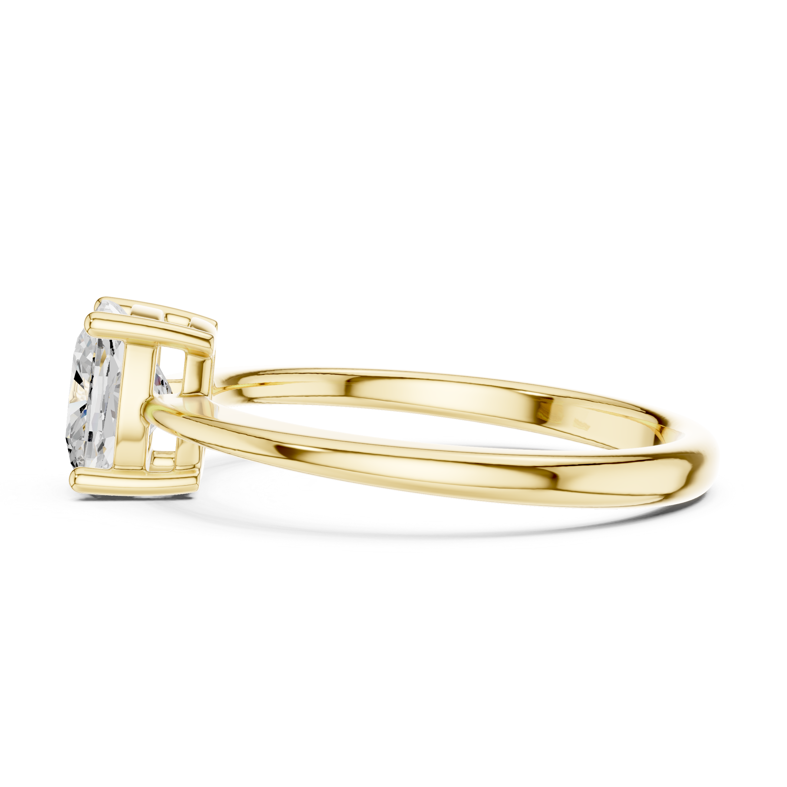 Classic Cushion Cut Solitaire Engagement Ring