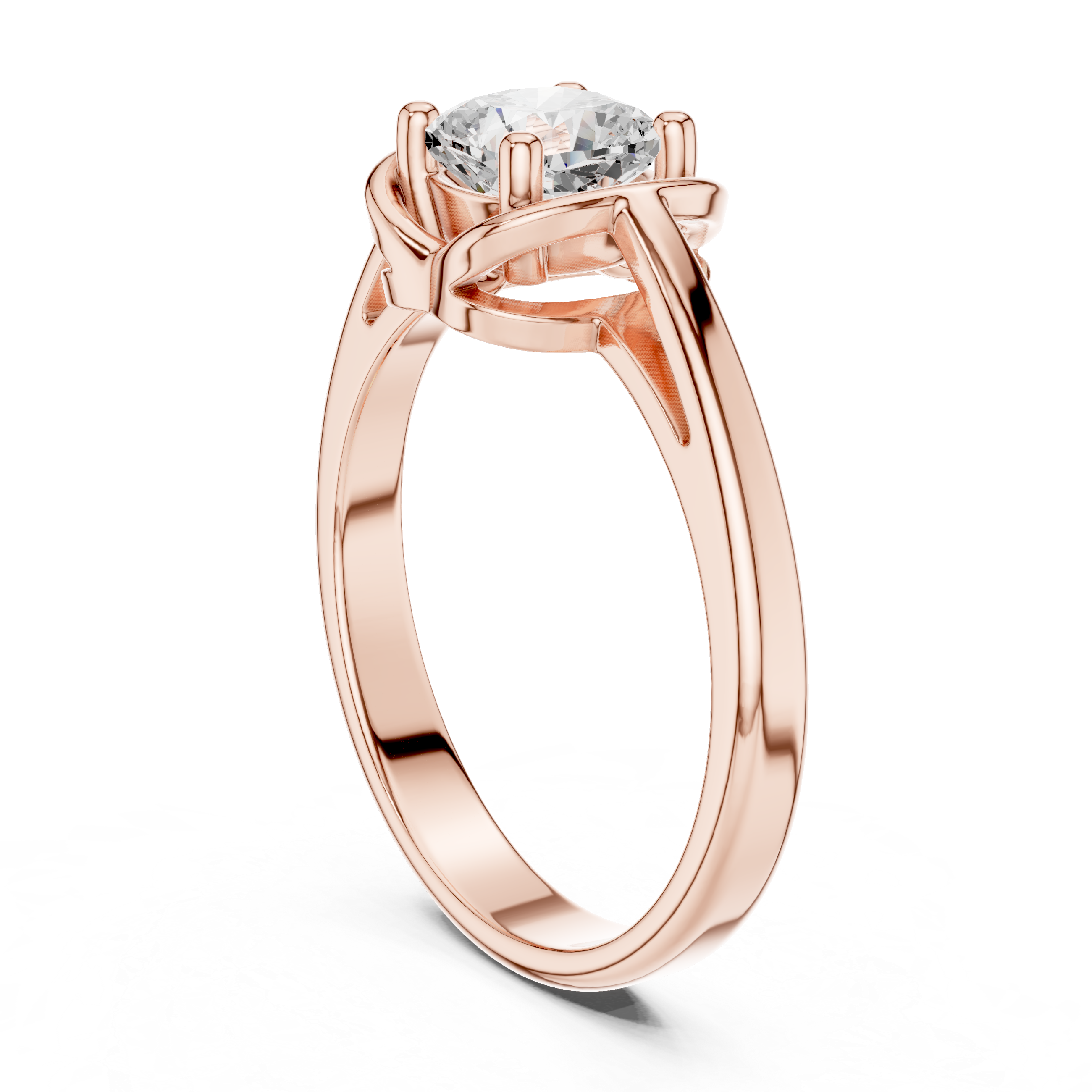 Cushion Cut Solitaire Engagement Ring