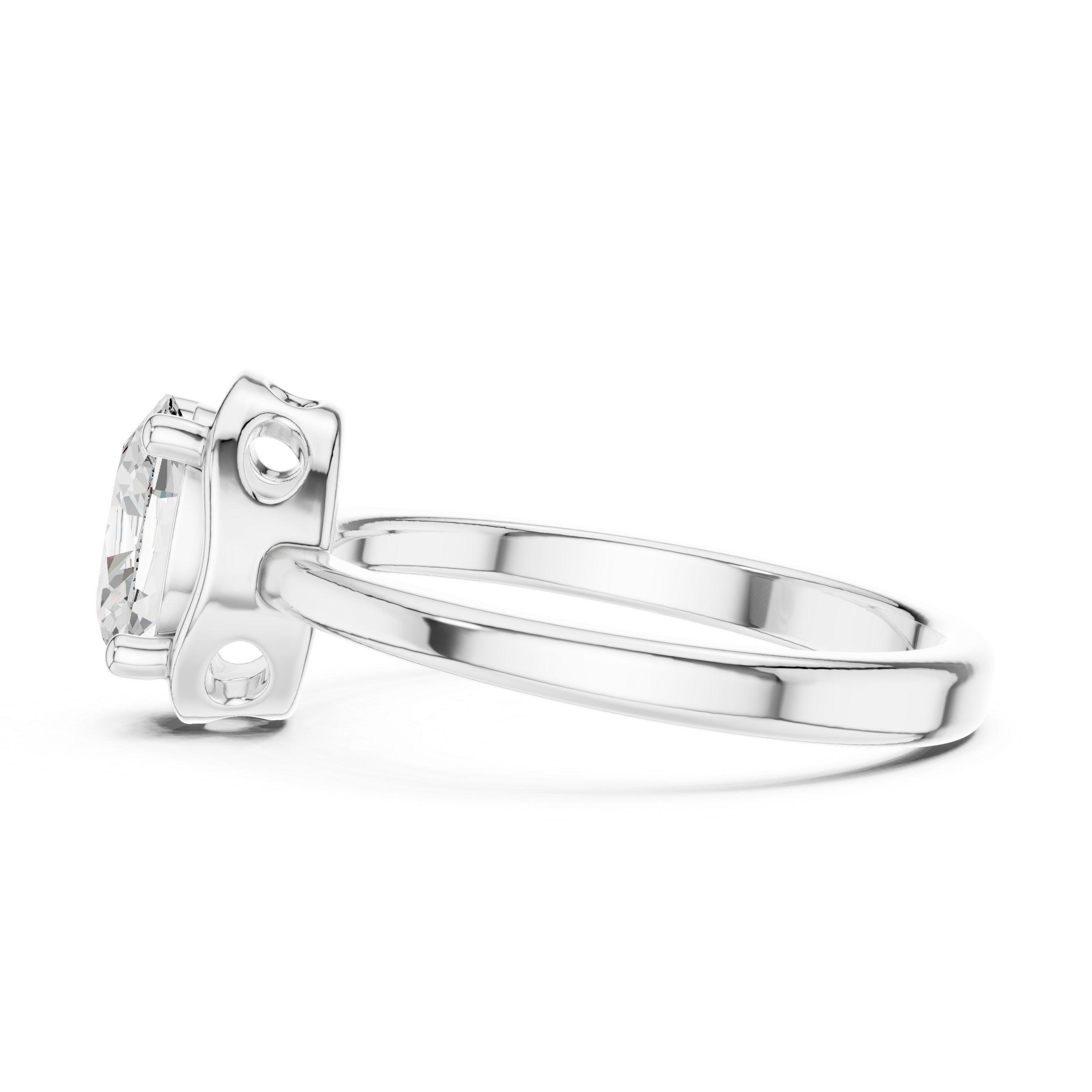 Classic Oval Solitaire Engagement Ring