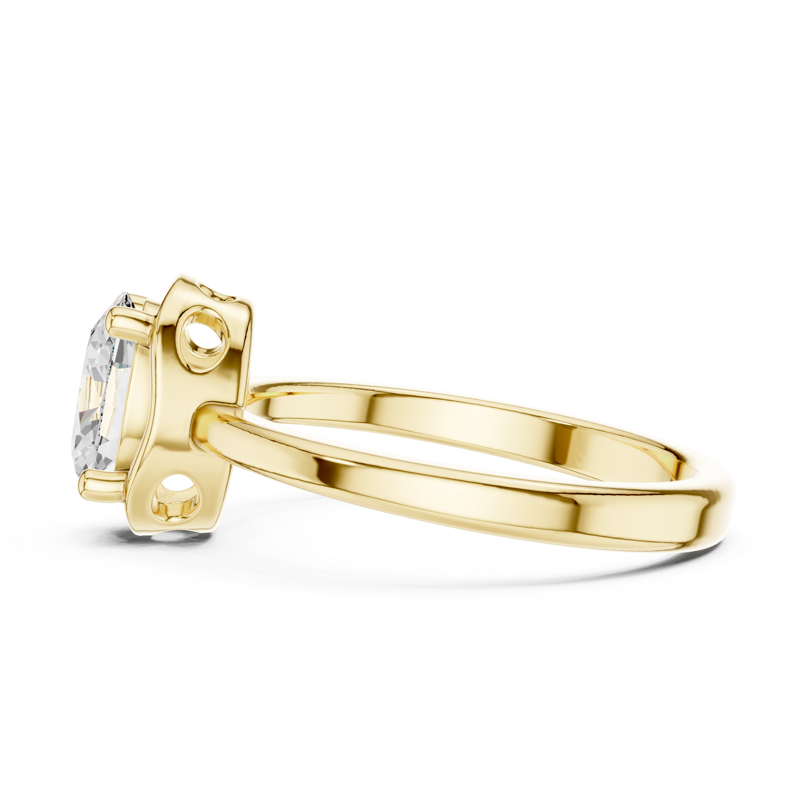Classic Oval Solitaire Engagement Ring