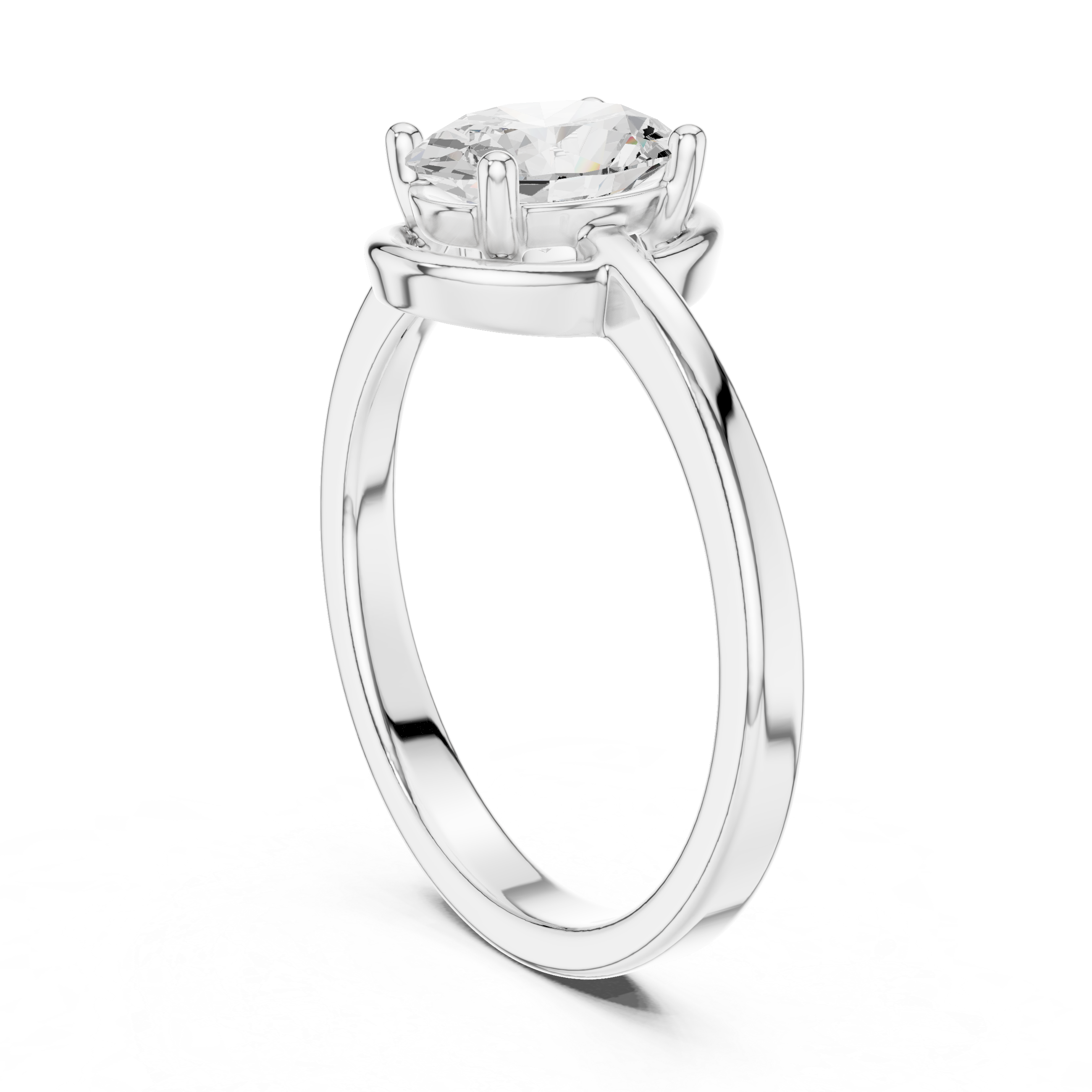Classic Oval Solitaire Engagement Ring
