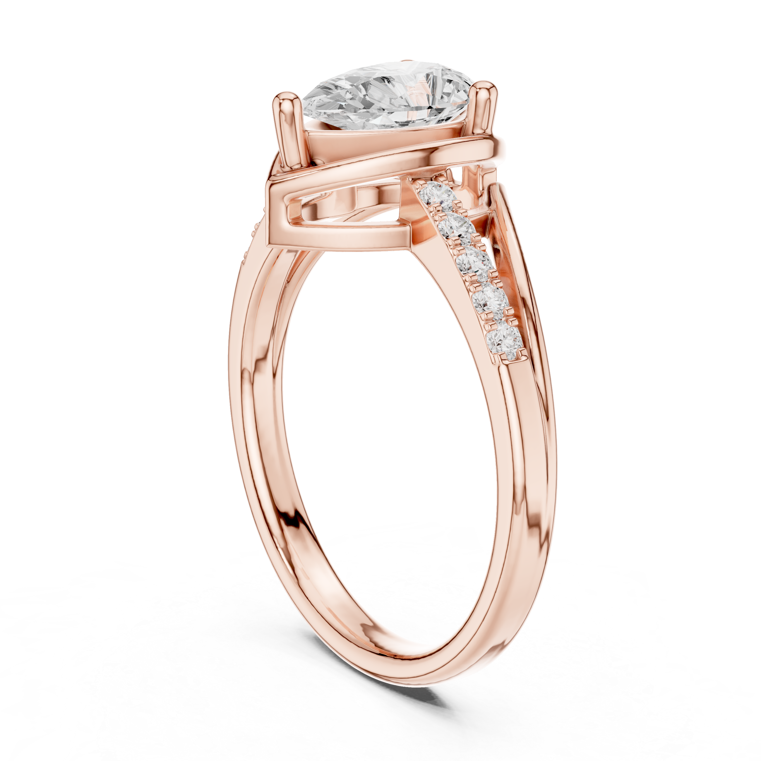 Pear Diamond Engagement Ring