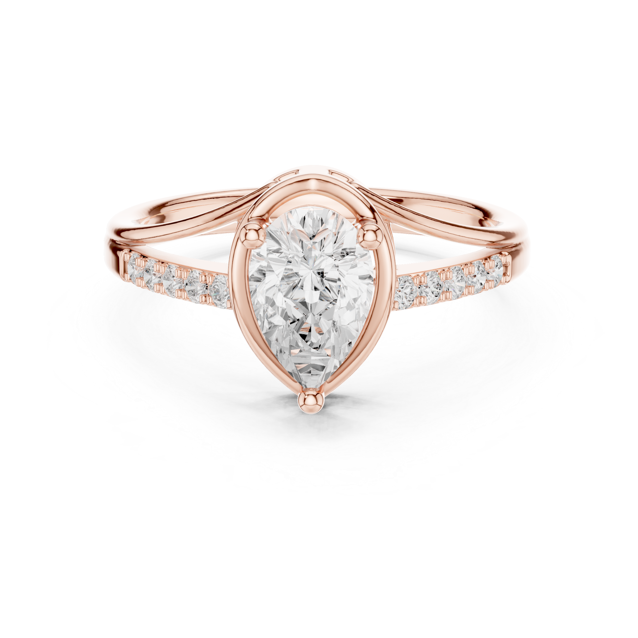 Pear Diamond Engagement Ring