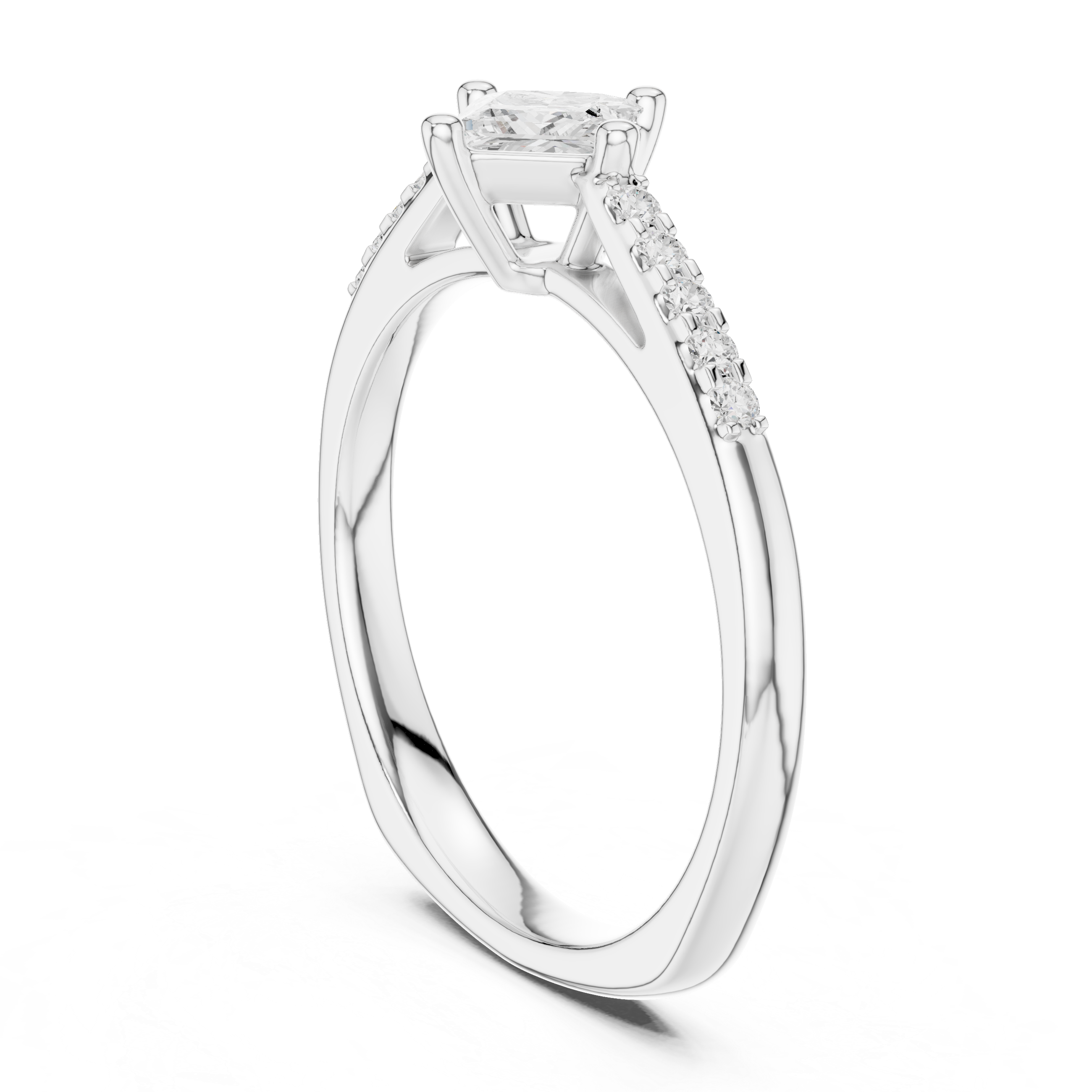 Princess Cut Diamond Engagement Ring