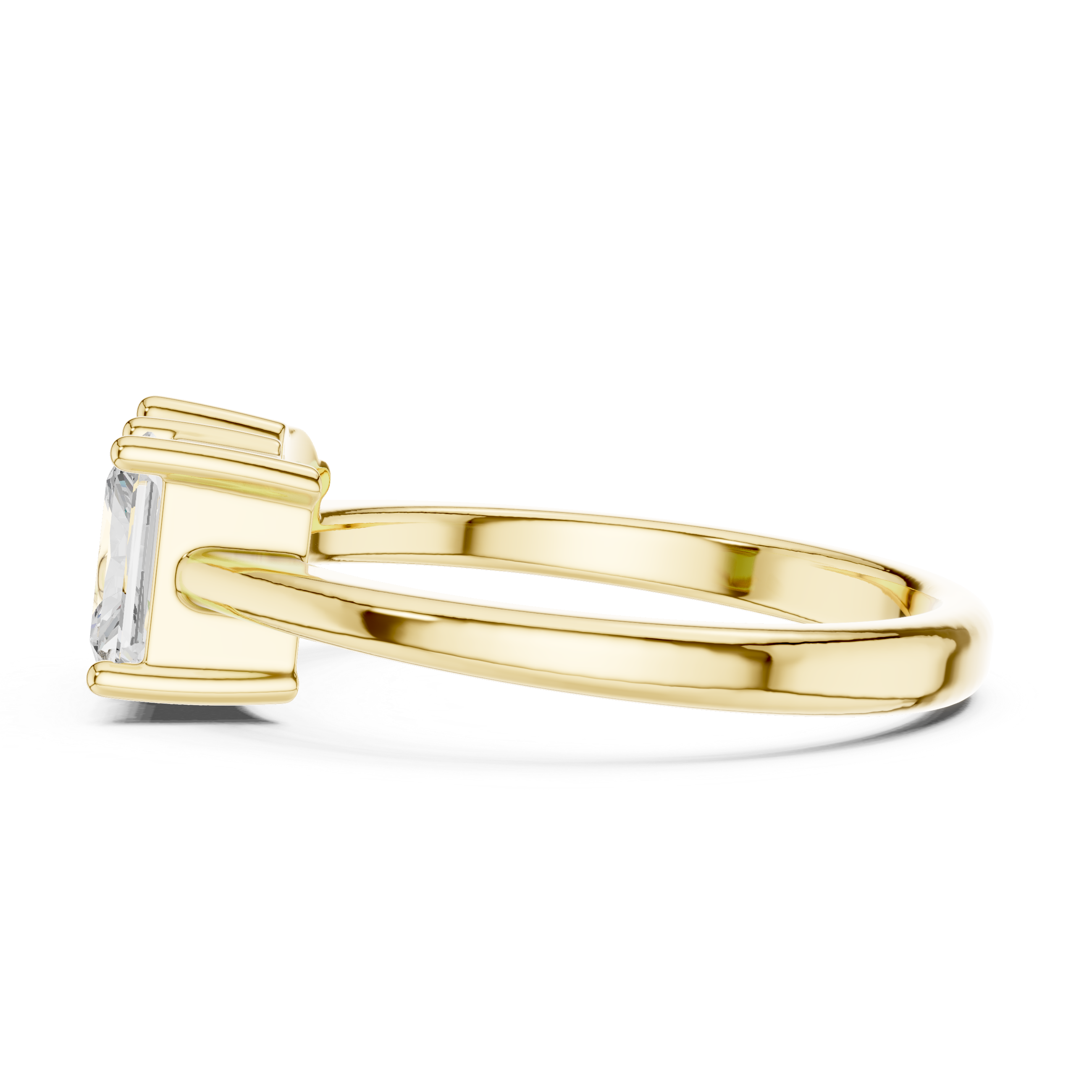 Toi et Moi Pear & Radiant Diamond Ring