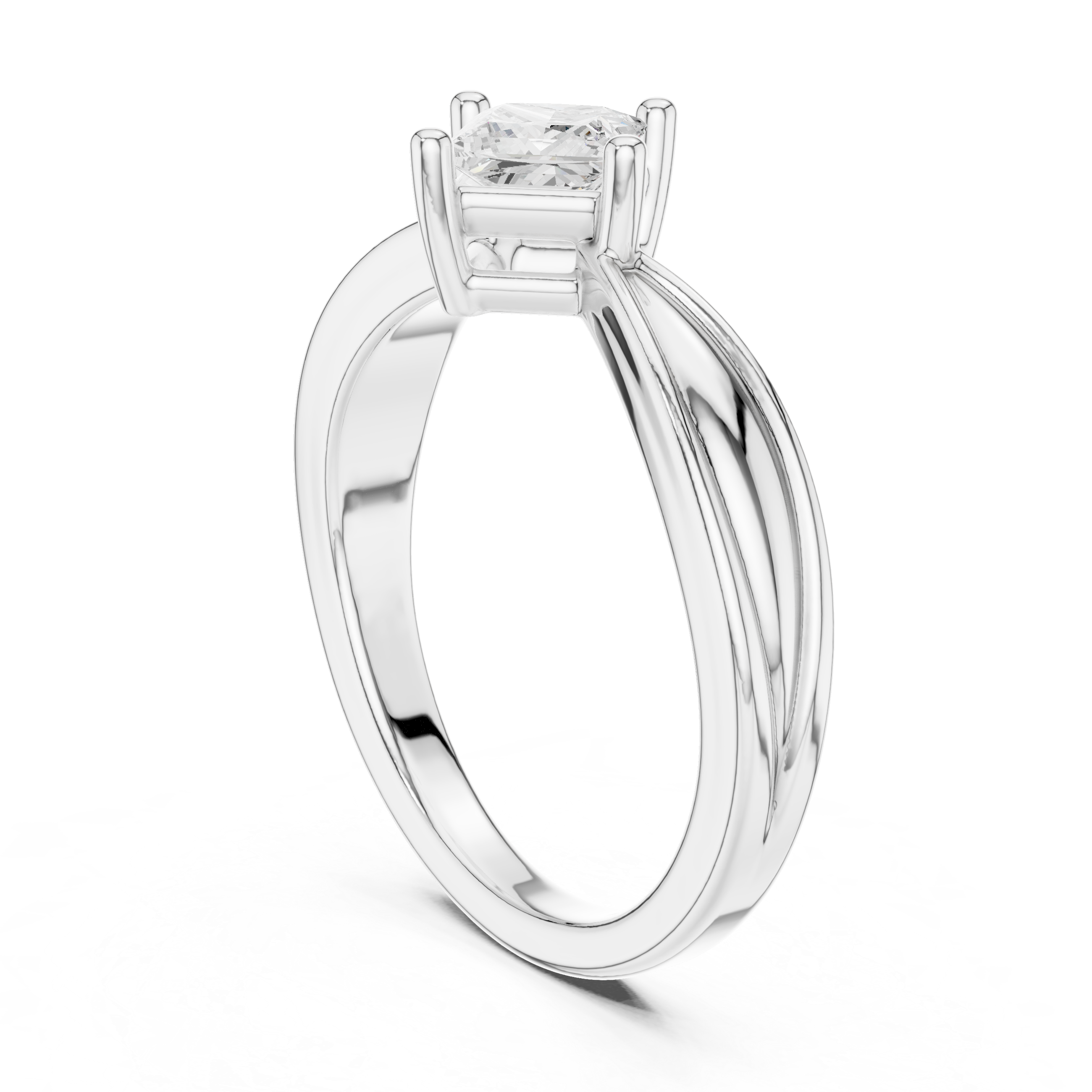Princess Cut Solitaire Engagement Ring