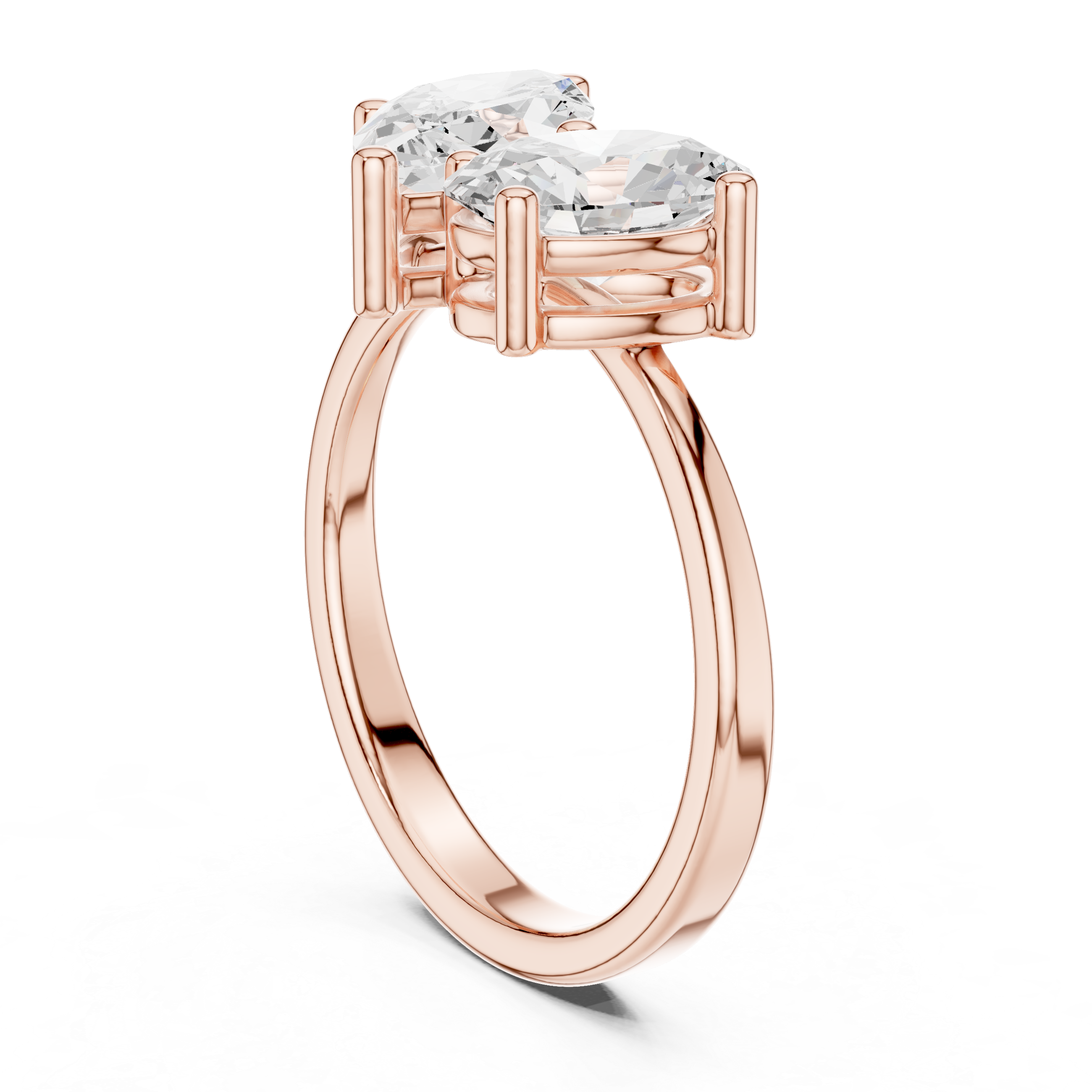Toi et Moi Marquise & Oval Ring 2.03 CT
