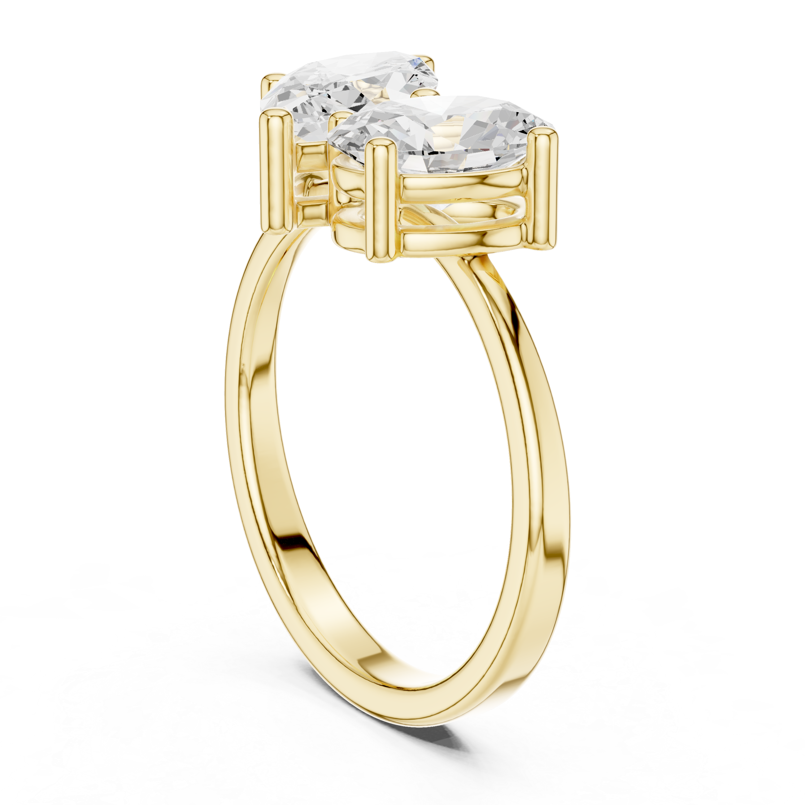 Toi et Moi Marquise & Oval Ring 2.03 CT
