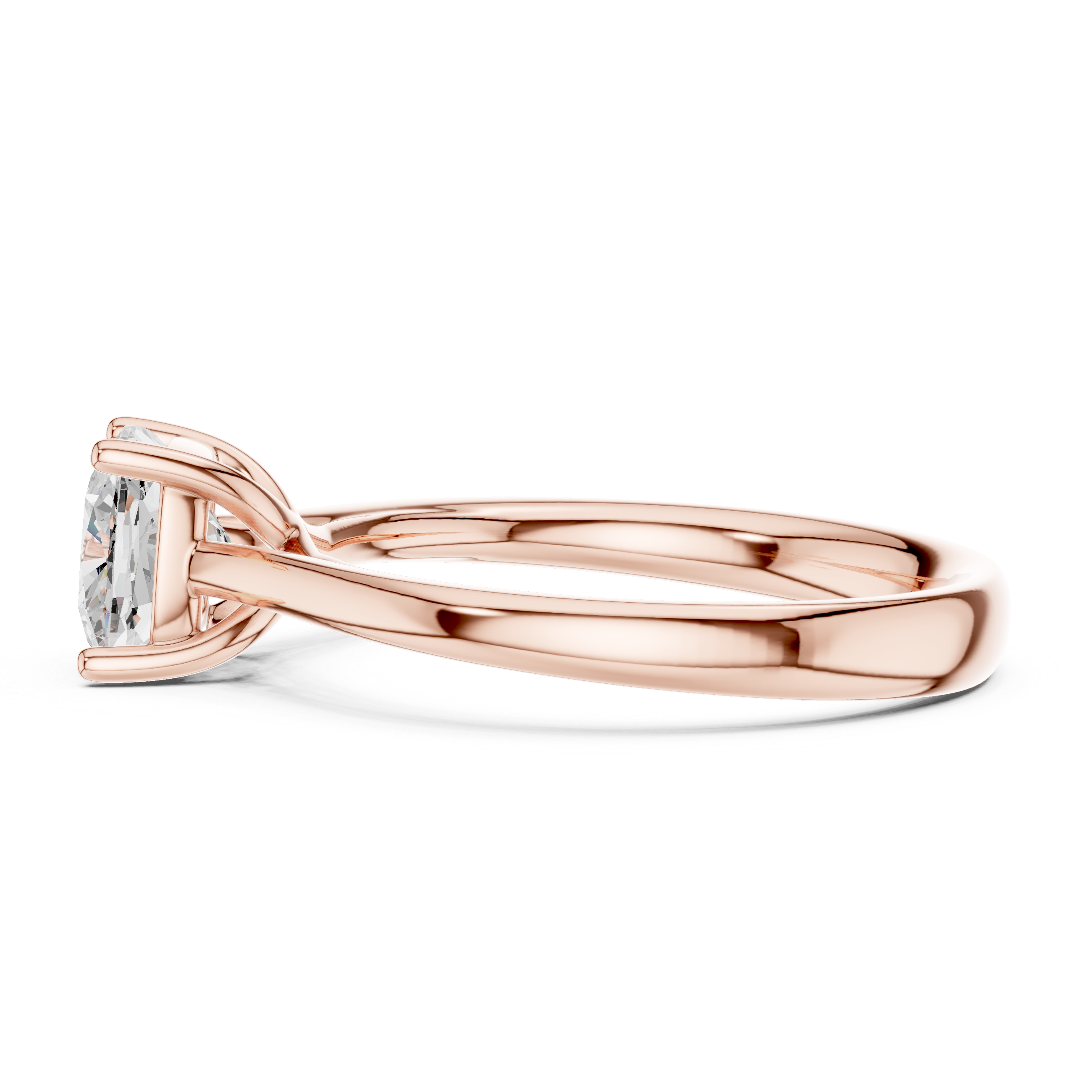 Cushion Cut Solitaire Engagement Ring 1.12 CT