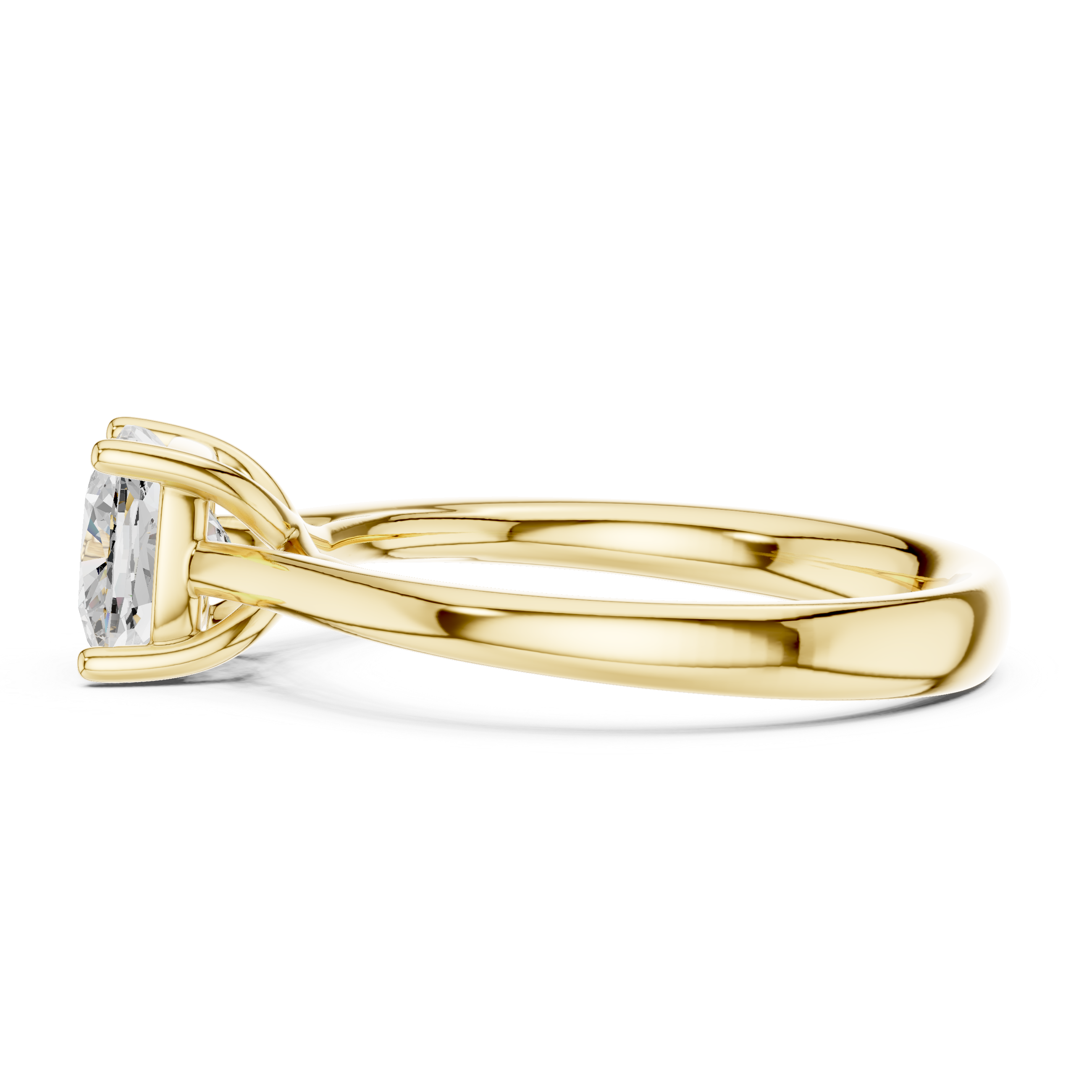 Cushion Cut Solitaire Engagement Ring 1.12 CT