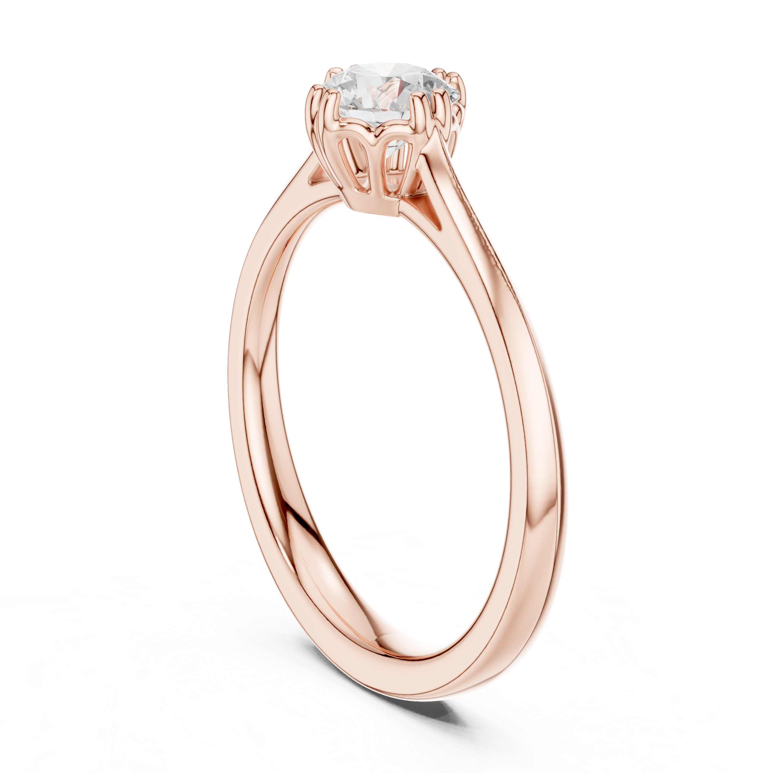 Classic Petite Solitaire Engagement Ring 0.50 CT