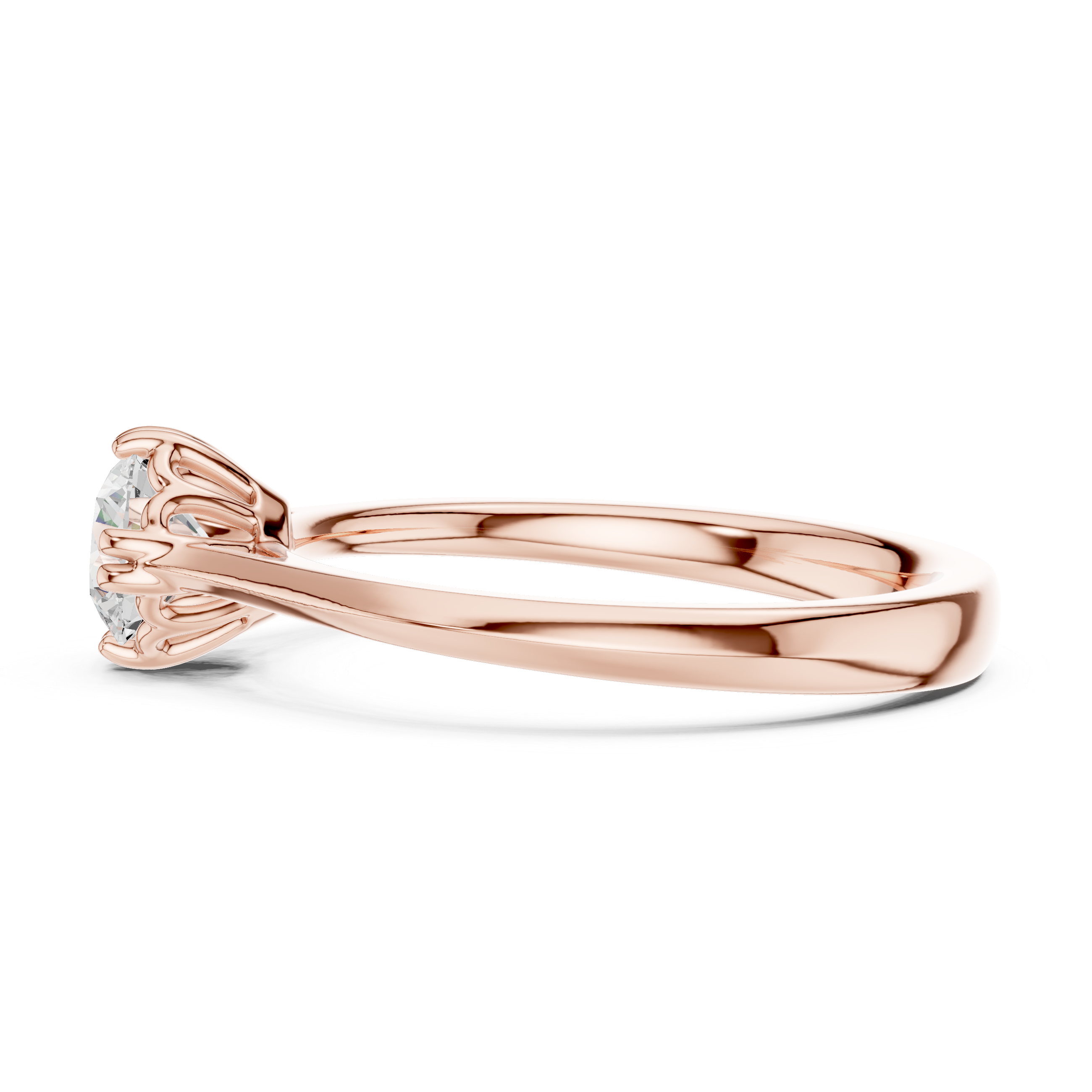 Classic Petite Solitaire Engagement Ring 0.50 CT