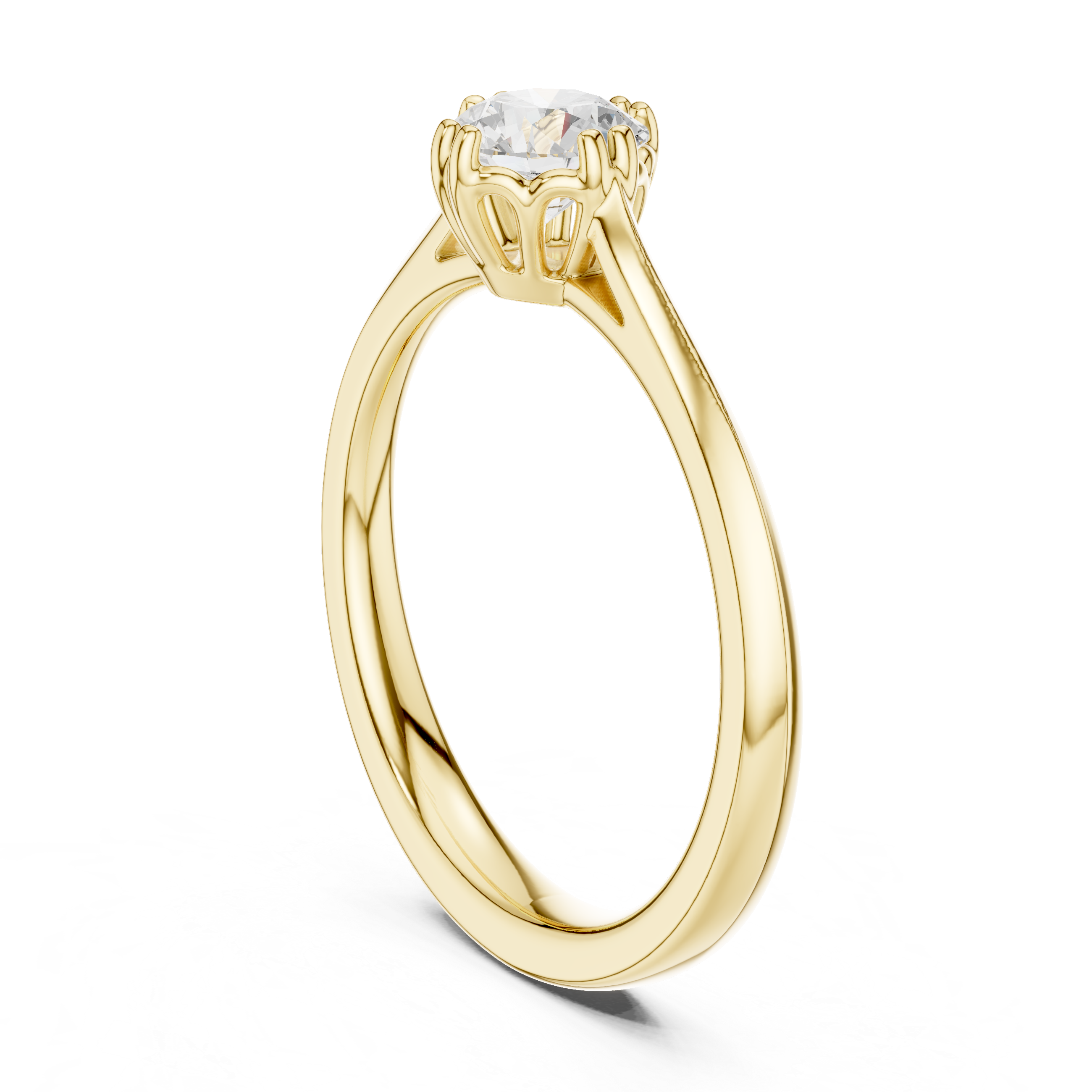 Classic Petite Solitaire Engagement Ring 0.50 CT