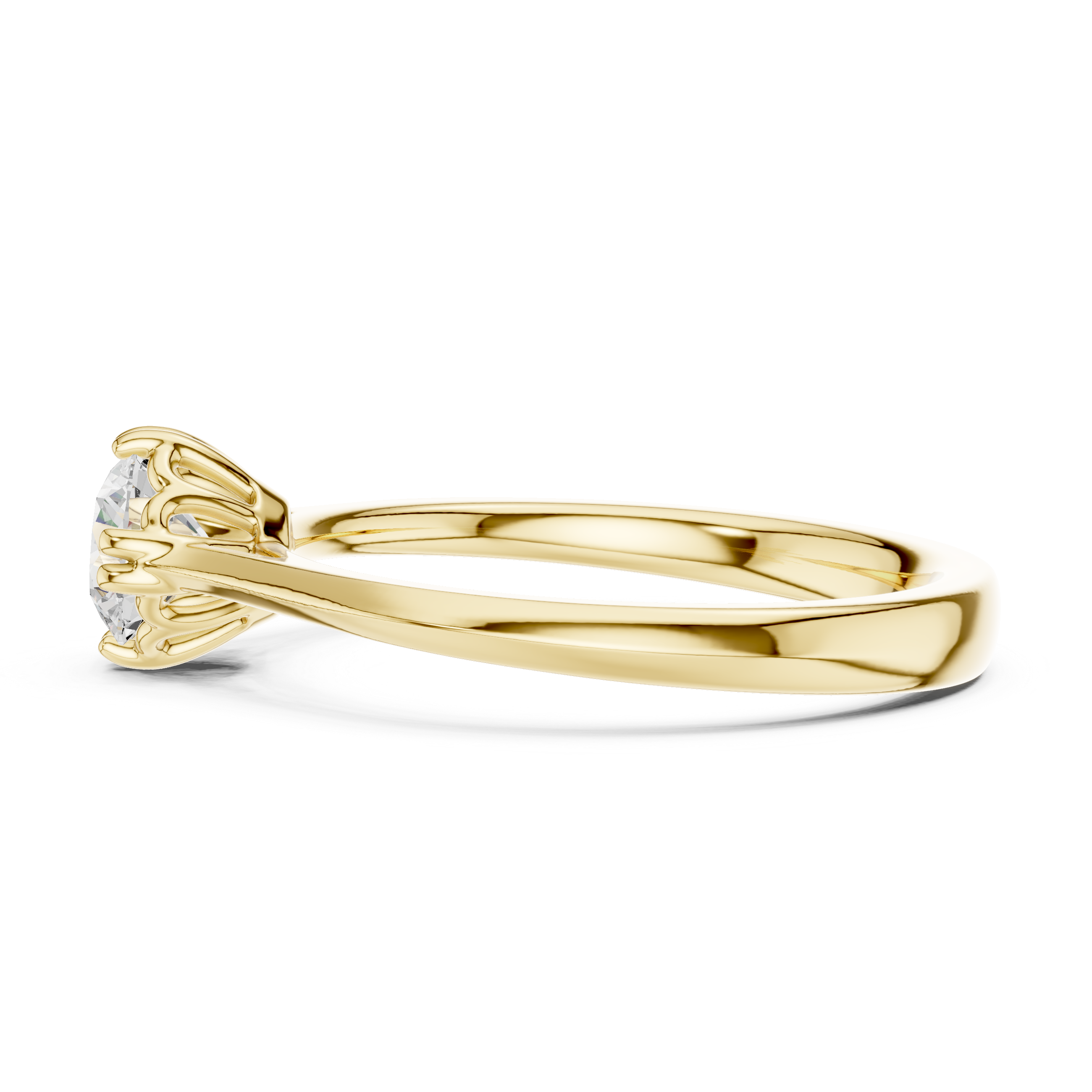 Classic Petite Solitaire Engagement Ring 0.50 CT